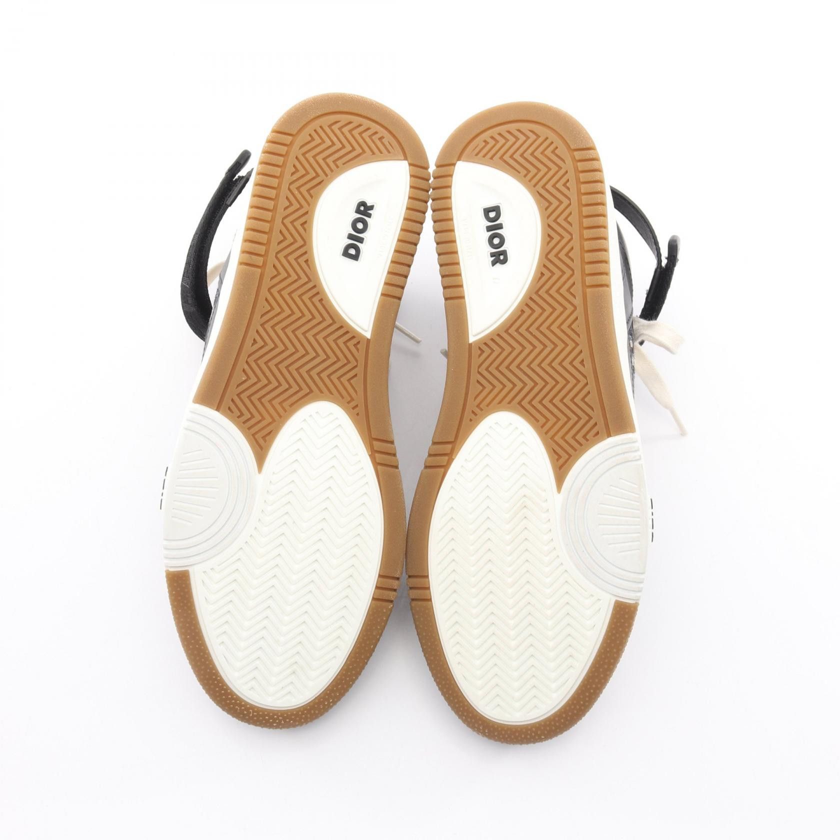 Dior Dior Christian Dior B27 Oblique Leather Canvas Sneakers Leather Shoes DUTY FREE for USA Size ONE SIZE - 4 Thumbnail