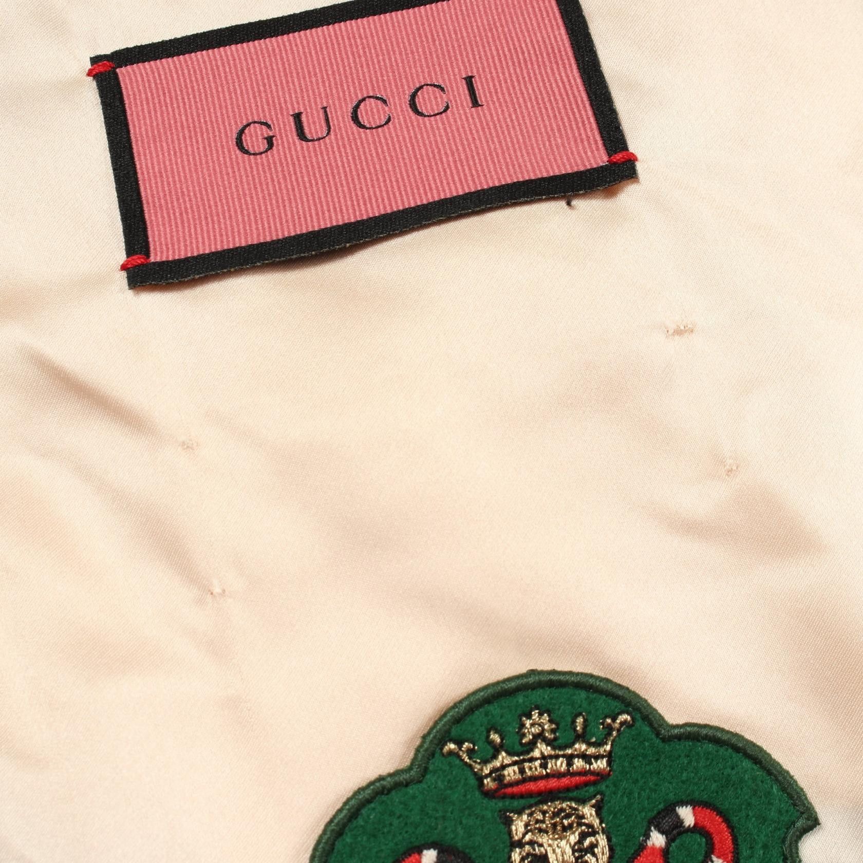 Gucci Gucci Gucci DIY Map Silk Jacket Textile Outerwear DUTY FREE for USA Size ONE SIZE - 7 Thumbnail