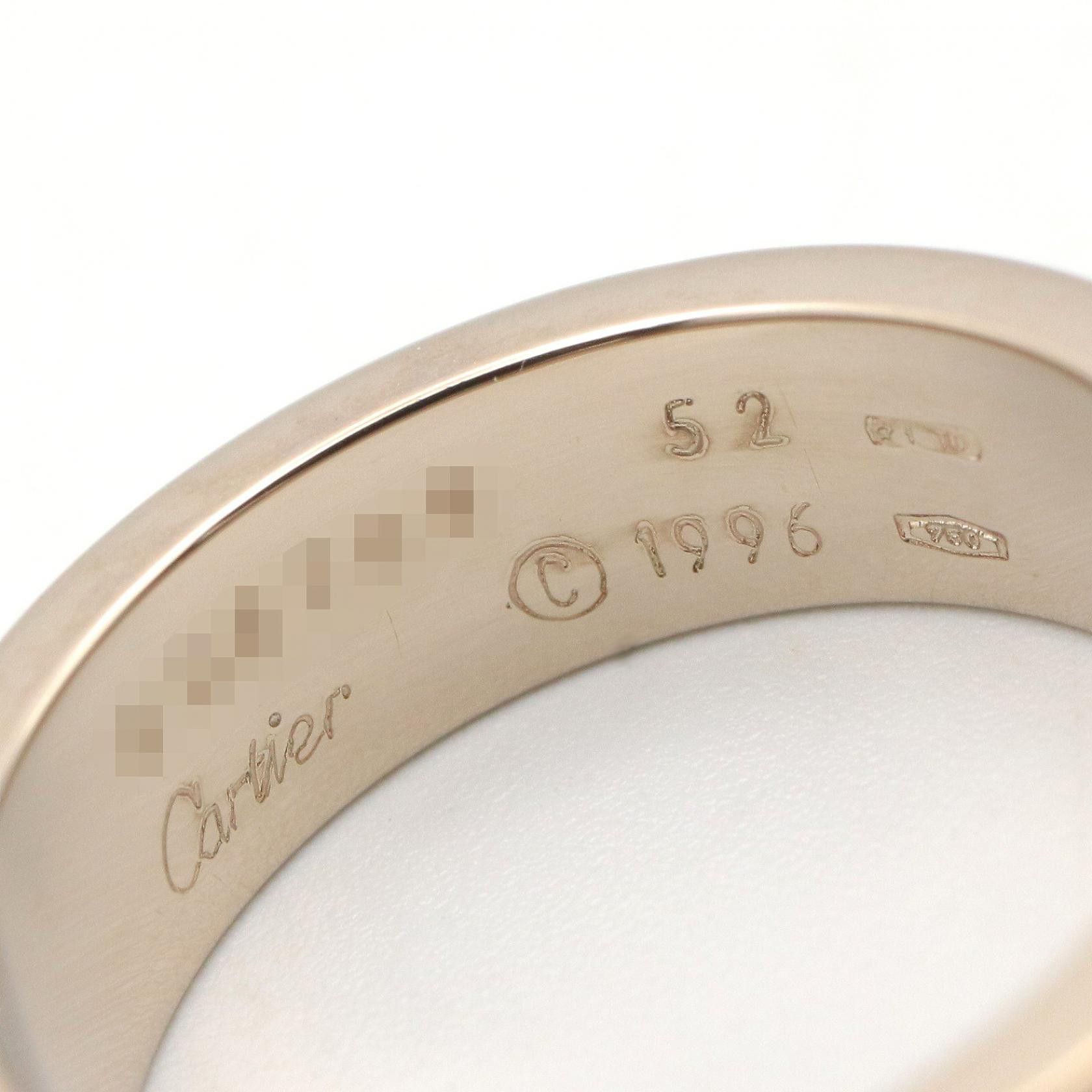 Cartier Cartier Cartier Love Au750 White Gold Ring Size 52 Precious Metal Ring DUTY FREE for USA Size ONE SIZE - 4 Thumbnail