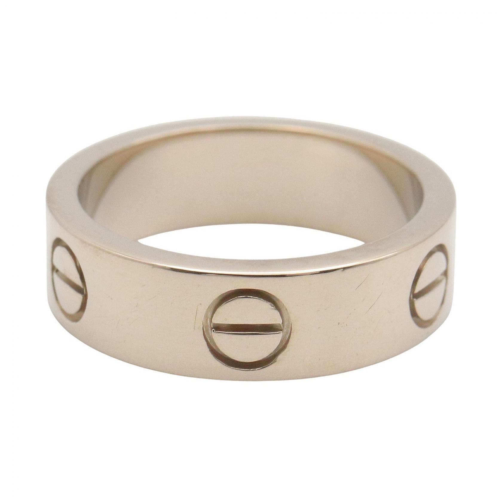 Cartier Cartier Cartier Love Au750 White Gold Ring Size 52 Precious Metal Ring DUTY FREE for USA Size ONE SIZE - 2 Thumbnail