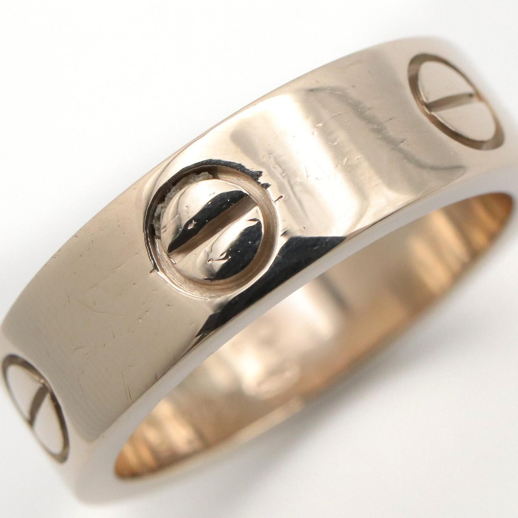 Cartier Cartier Cartier Love Au750 White Gold Ring Size 52 Precious Metal Ring DUTY FREE for USA Size ONE SIZE - 5 Thumbnail