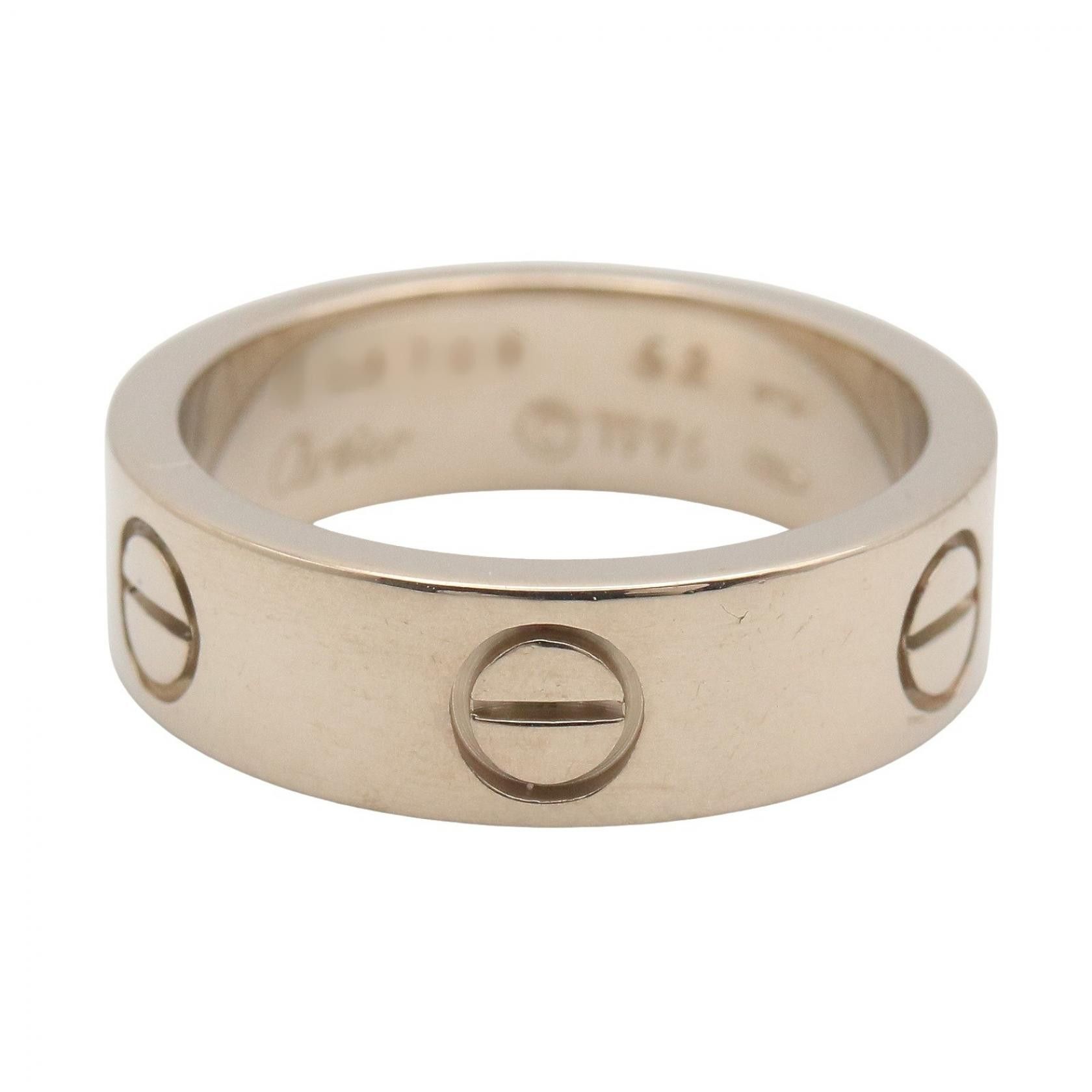 Cartier Cartier Cartier Love Au750 White Gold Ring Size 52 Precious Metal Ring DUTY FREE for USA Size ONE SIZE - 3 Thumbnail