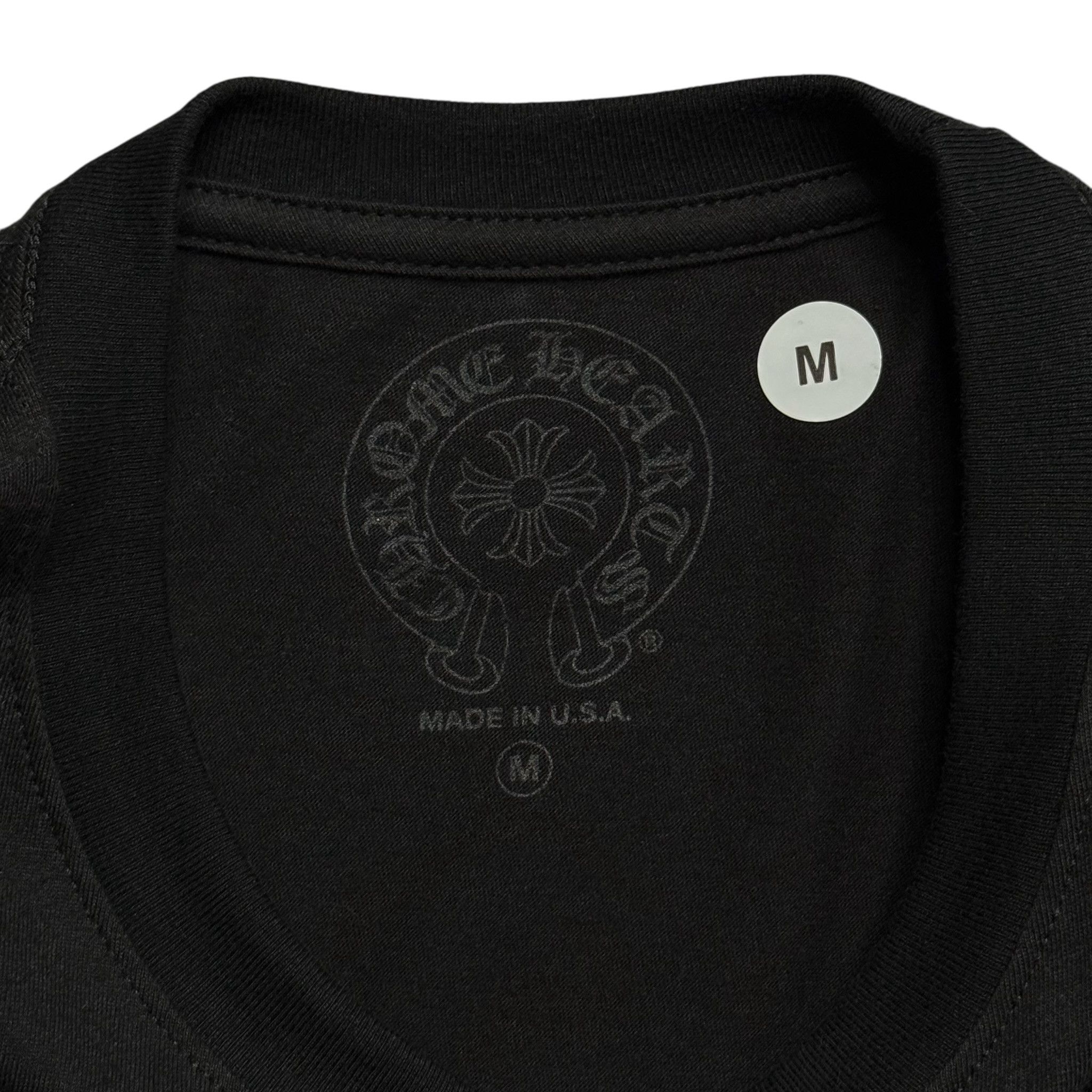 Chrome Hearts Miami Exclusive Vertical Logo Long Sleeve Tee Shirt Black Size US M / EU 48-50 / 2 - 6 Thumbnail