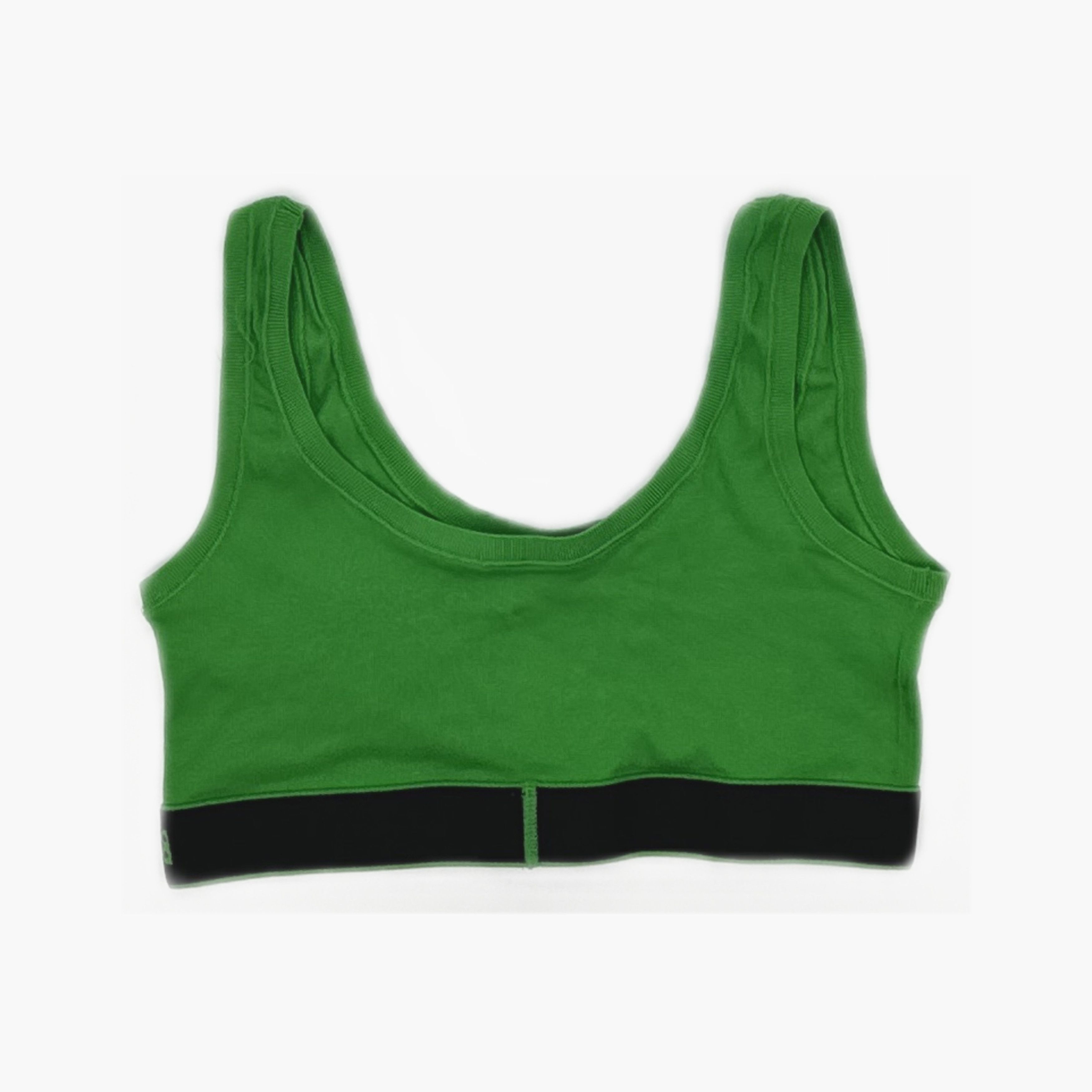 Bottega Veneta Bottega Veneta Green Ribbed Crop Top Size M Size M / US 6-8 / IT 42-44 - 2 Thumbnail