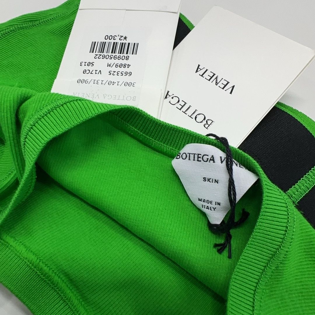 Bottega Veneta Bottega Veneta Green Ribbed Crop Top Size M Size M / US 6-8 / IT 42-44 - 4 Thumbnail