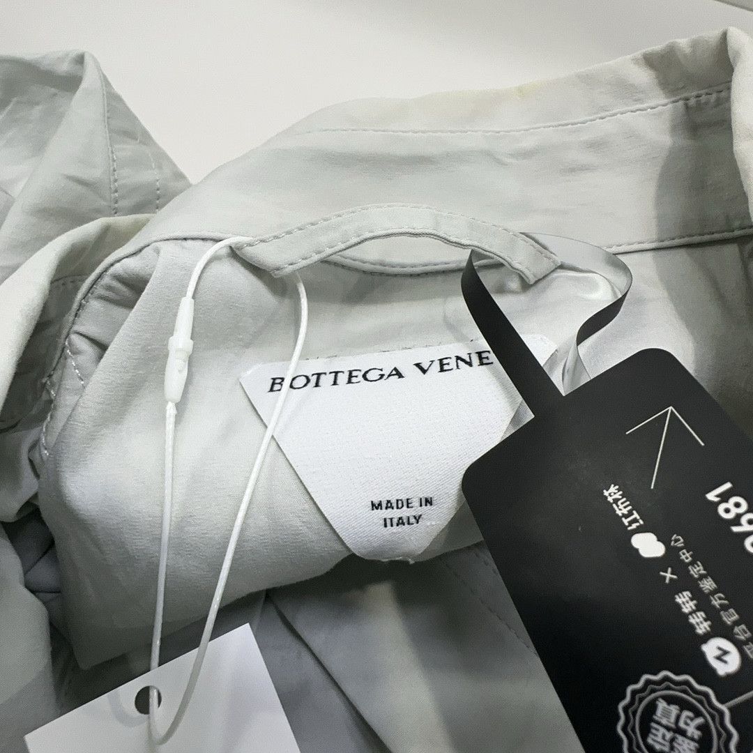 Bottega Veneta Bottega Veneta Cotton Silk Button Up Shirt Size M Size US M / EU 48-50 / 2 - 4 Thumbnail