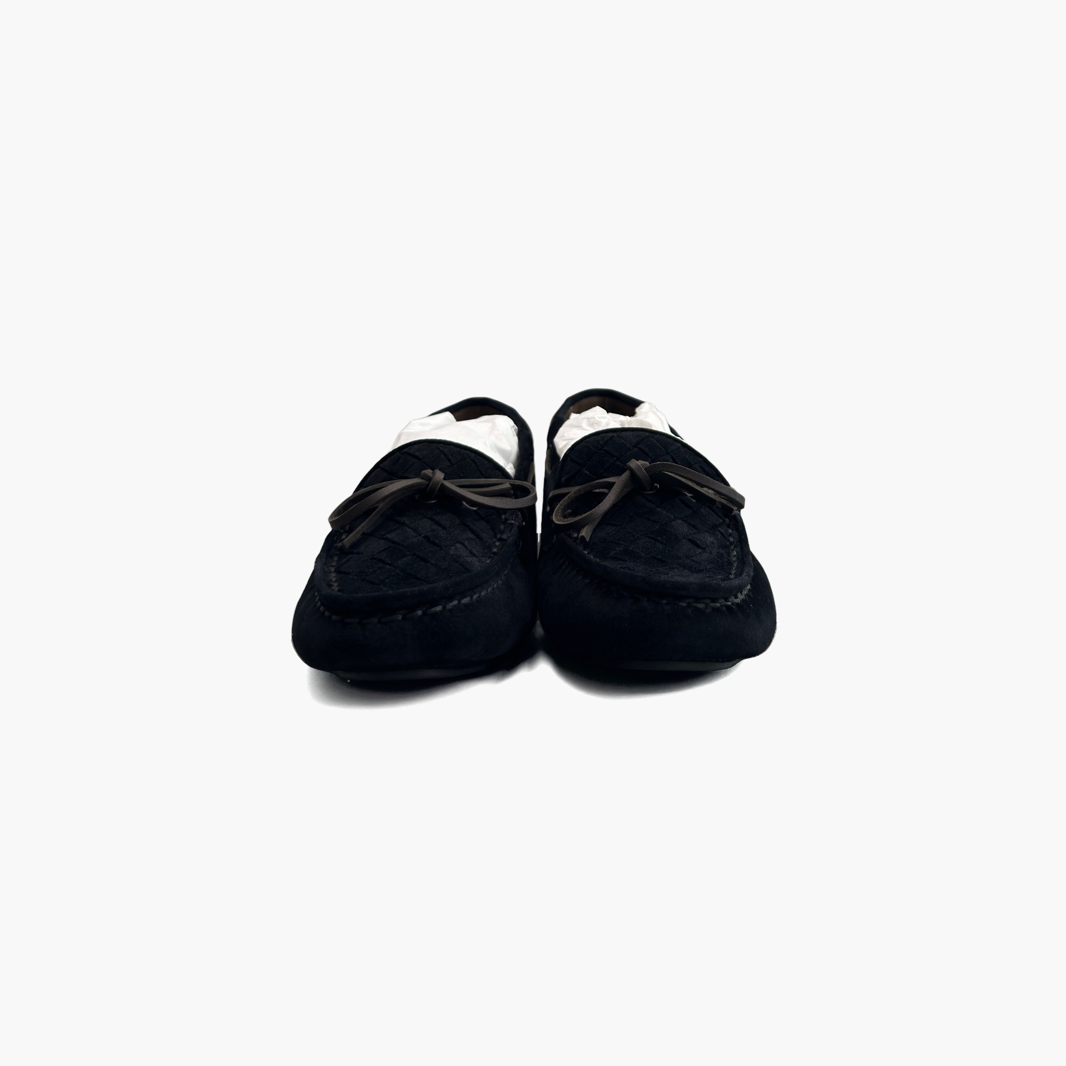 Bottega Veneta Bottega Veneta Intrecciato Suede Moccasins Size 36.5 Size US 6.5 / IT 36.5 - 5 Thumbnail