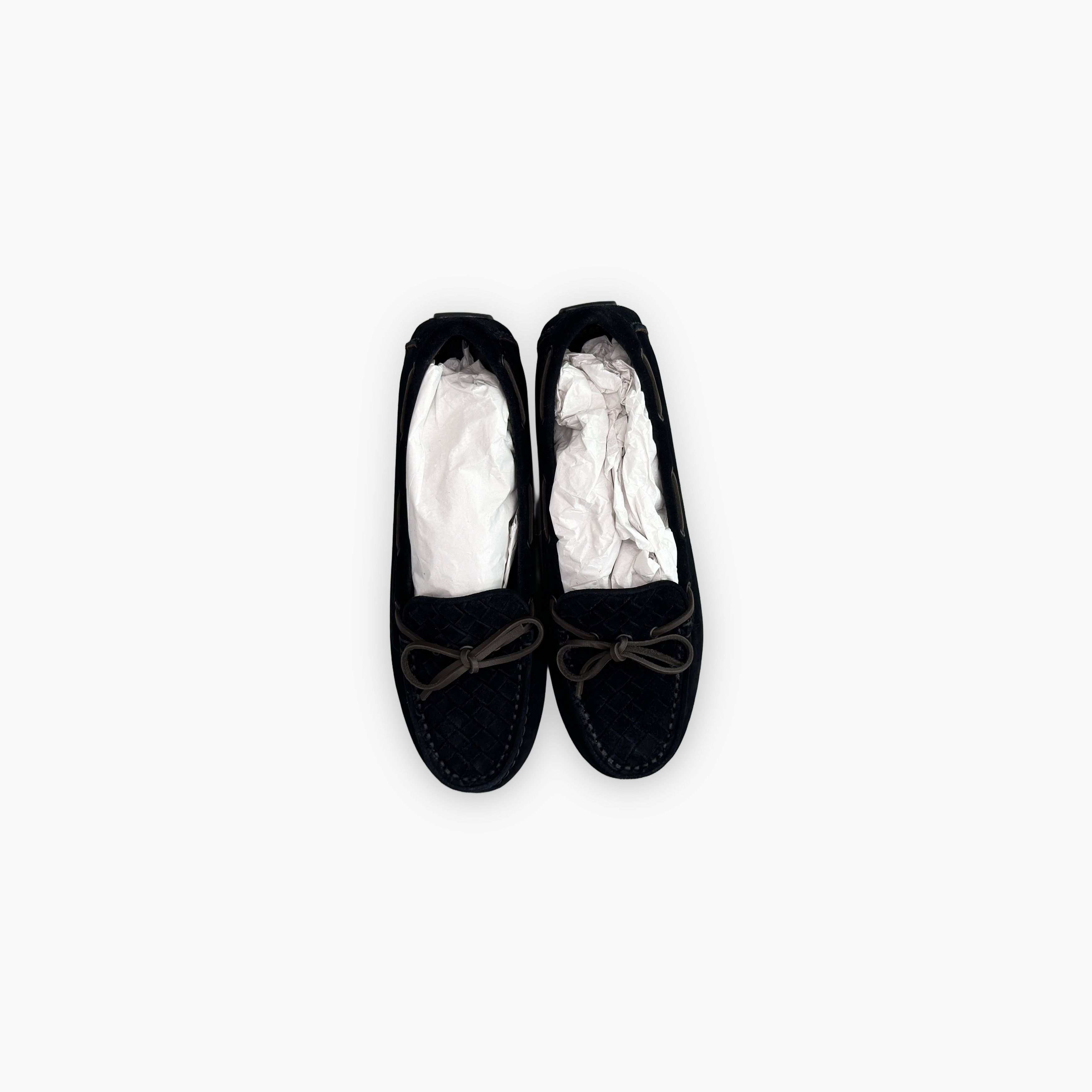 Bottega Veneta Bottega Veneta Intrecciato Suede Moccasins Size 36.5 Size US 6.5 / IT 36.5 - 9 Thumbnail