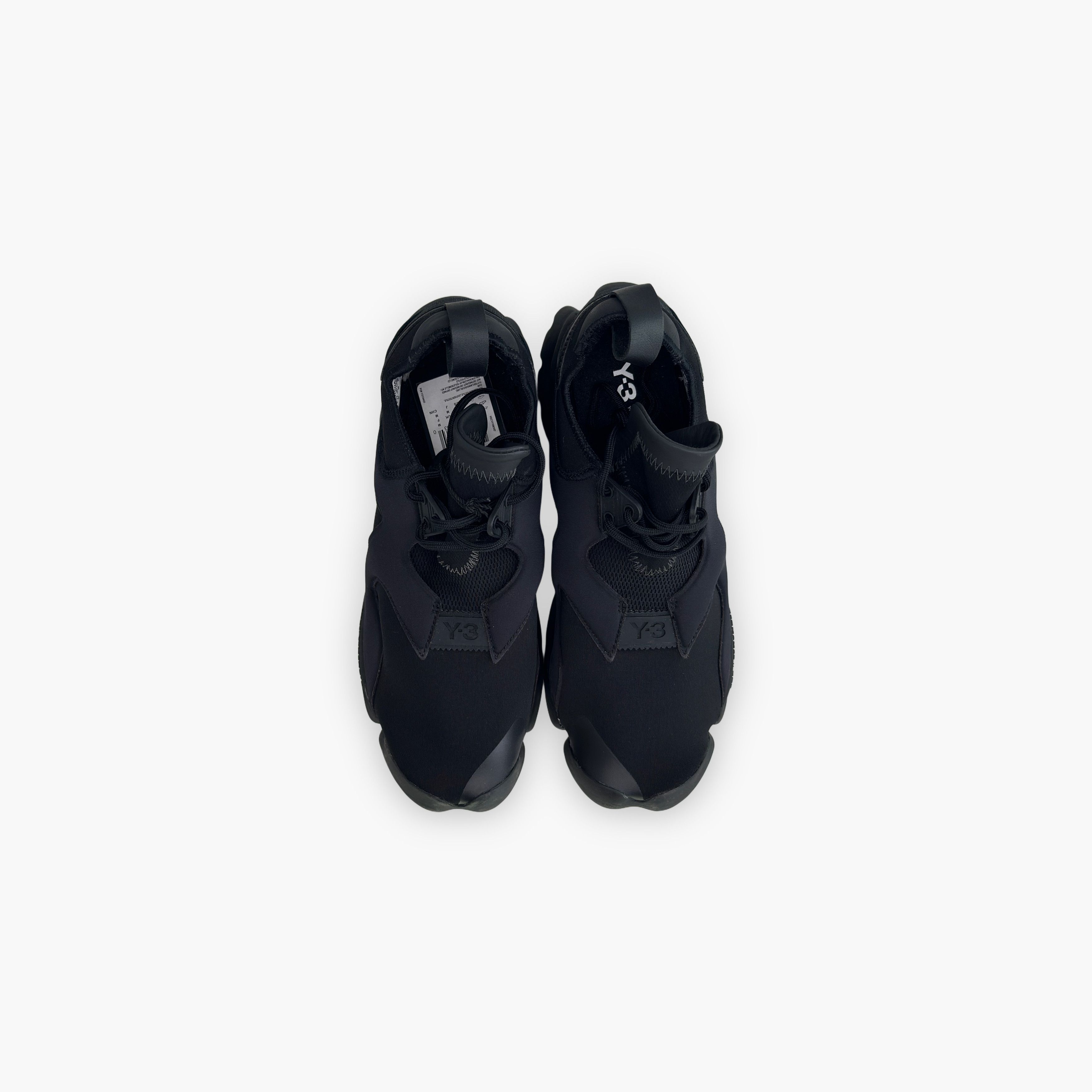 Y-3 Y-3 Black Low-Top Sneakers Size US 9 / EU 42 Size US 9 / EU 42 - 9 Thumbnail