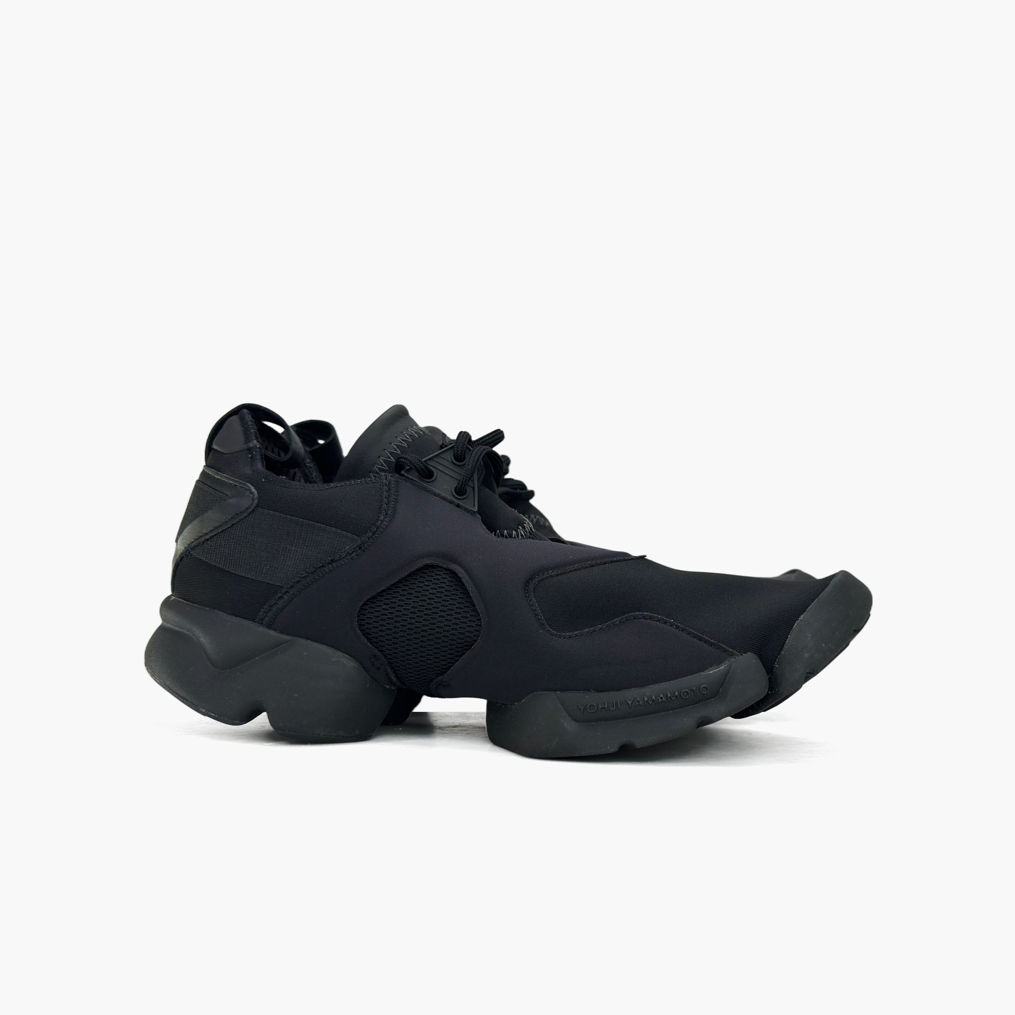 Y-3 Y-3 Black Low-Top Sneakers Size US 9 / EU 42 Size US 9 / EU 42 - 4 Thumbnail