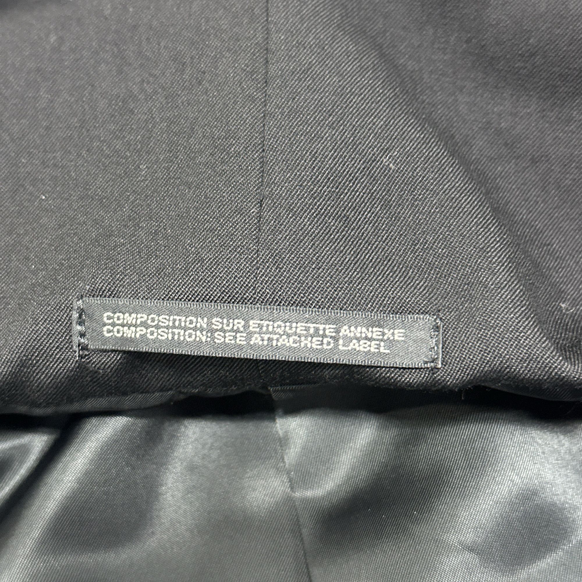 Yohji Yamamoto Yohji Yamamoto Pour Homme Hooded Wool Coat Size 4 Size US XL / EU 56 / 4 - 4 Thumbnail