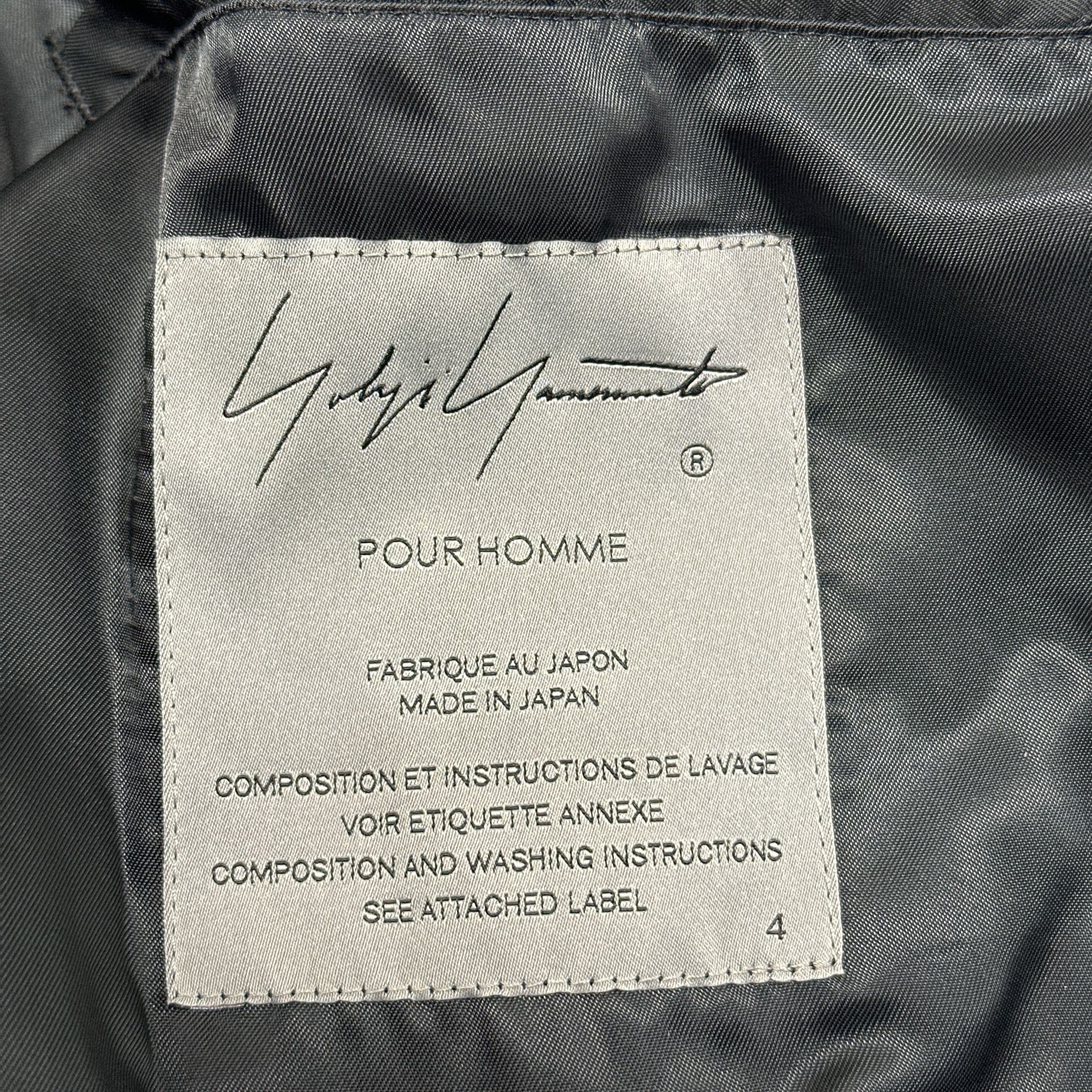 Yohji Yamamoto Yohji Yamamoto Pour Homme Hooded Wool Coat Size 4 Size US XL / EU 56 / 4 - 3 Thumbnail