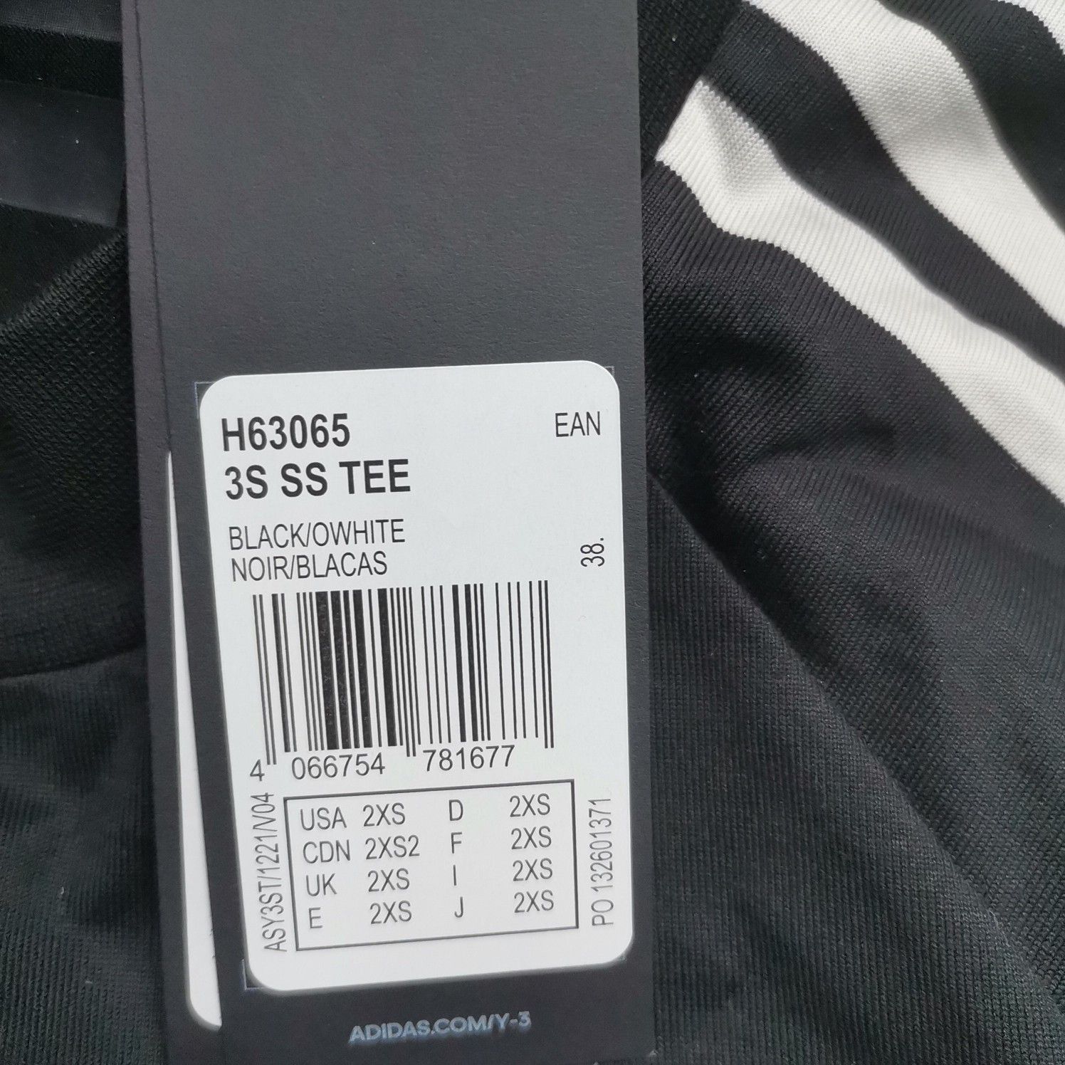 Y-3 Y-3 Logo Stripe Short Sleeve T-Shirt Size XXS Size US XXS / EU 40 - 6 Thumbnail