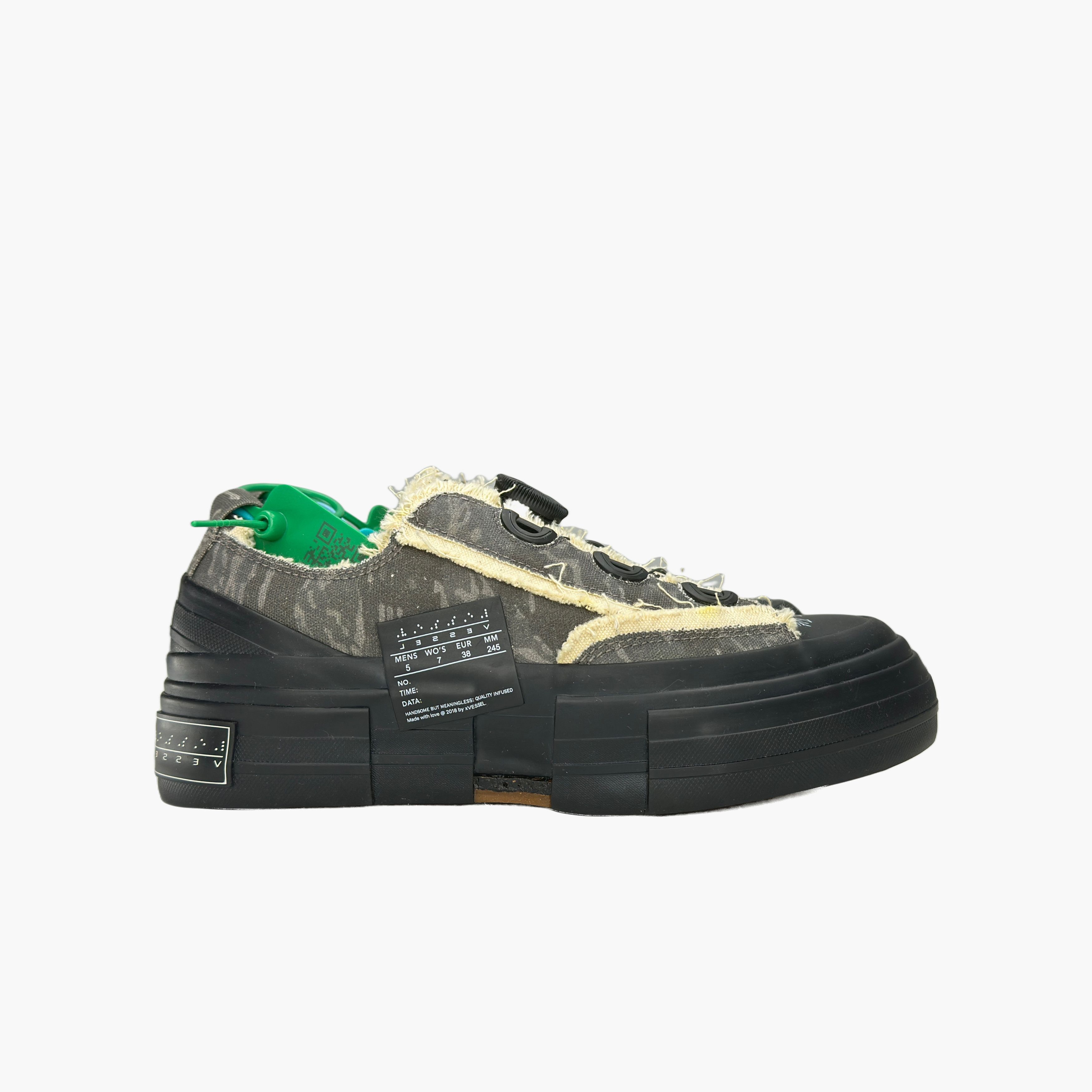 xVESSEL xVESSEL x Yohji Yamamoto Distressed Sneakers Size 5.5 Size US 5.5 / EU 38 - 4 Thumbnail