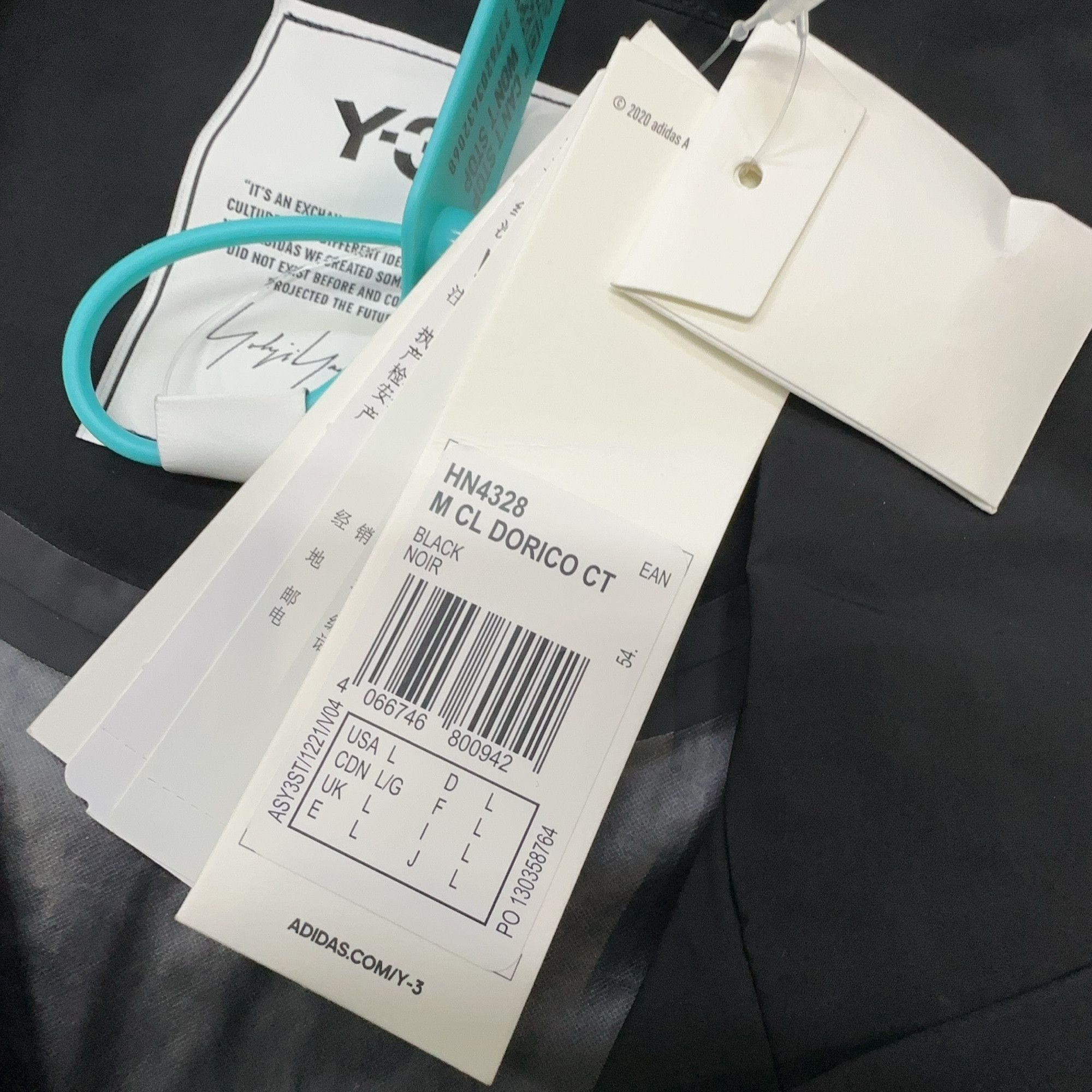 Y-3 Y-3 Classic Dorico Coat Size L Size US L / EU 52-54 / 3 - 4 Thumbnail