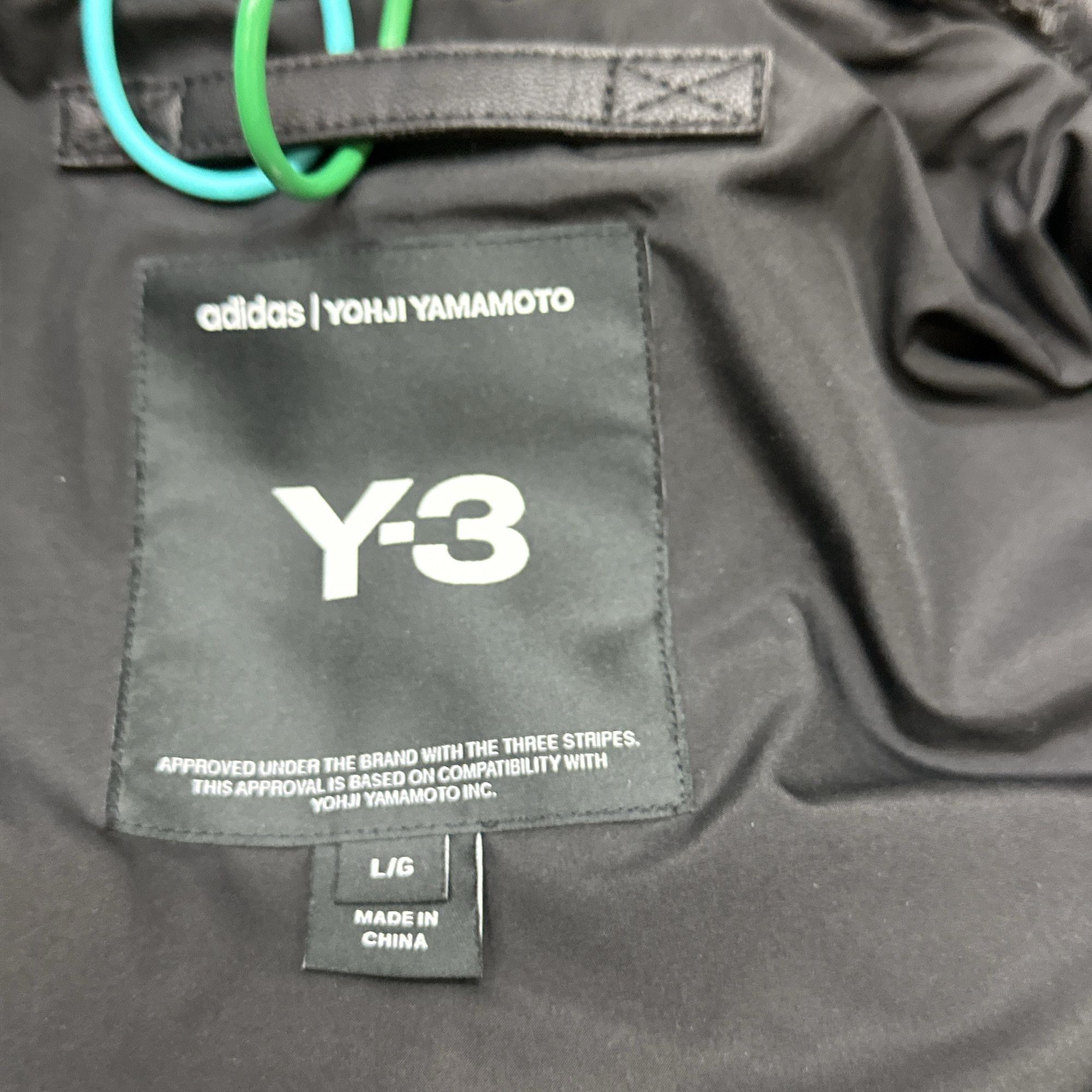Y-3 Y-3 Pleather Zip Jacket Size L Size US L / EU 52-54 / 3 - 2 Thumbnail