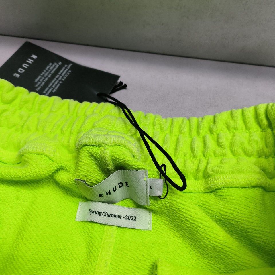 Rhude RHUDE Neon Green Sweatpants Size L Size US 34 / EU 50 - 5 Thumbnail