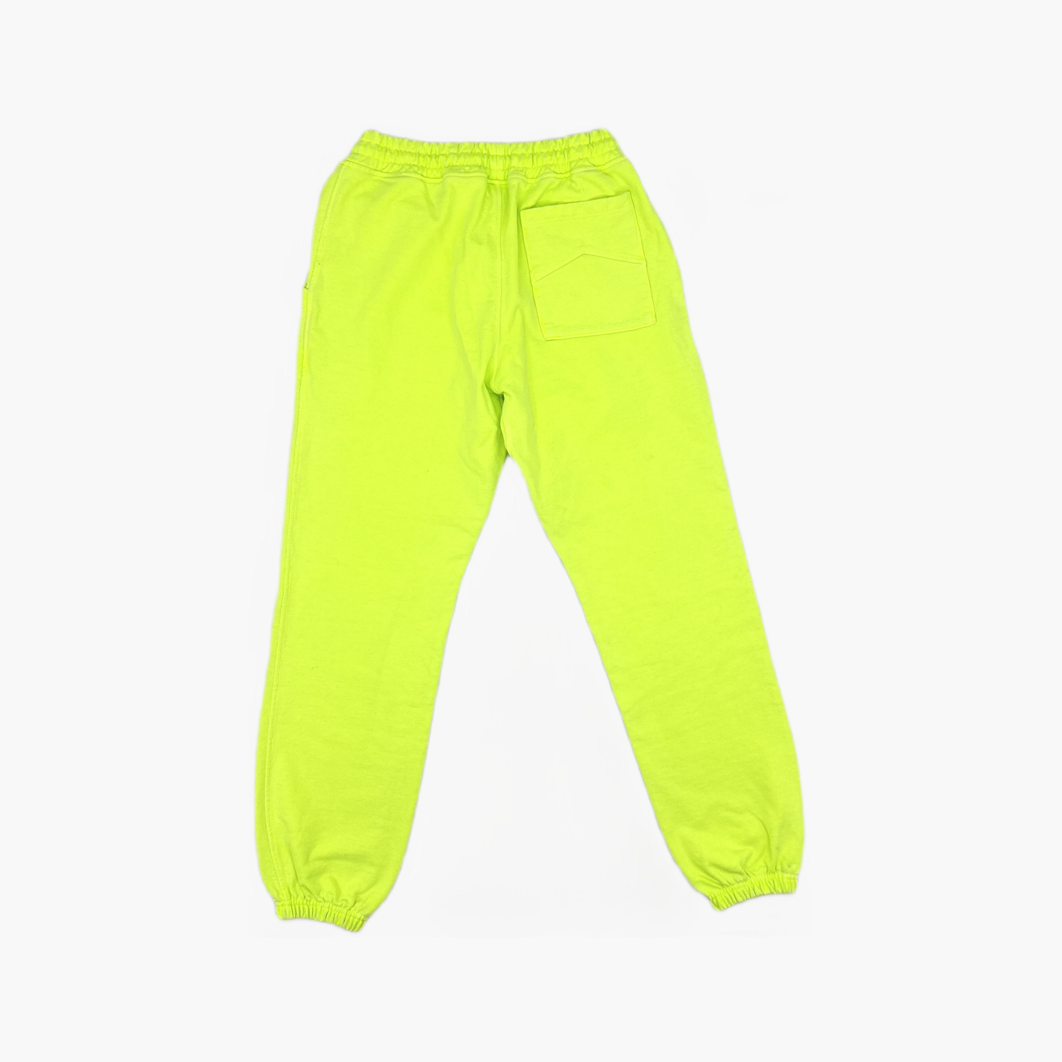Rhude RHUDE Neon Green Sweatpants Size L Size US 34 / EU 50 - 2 Thumbnail