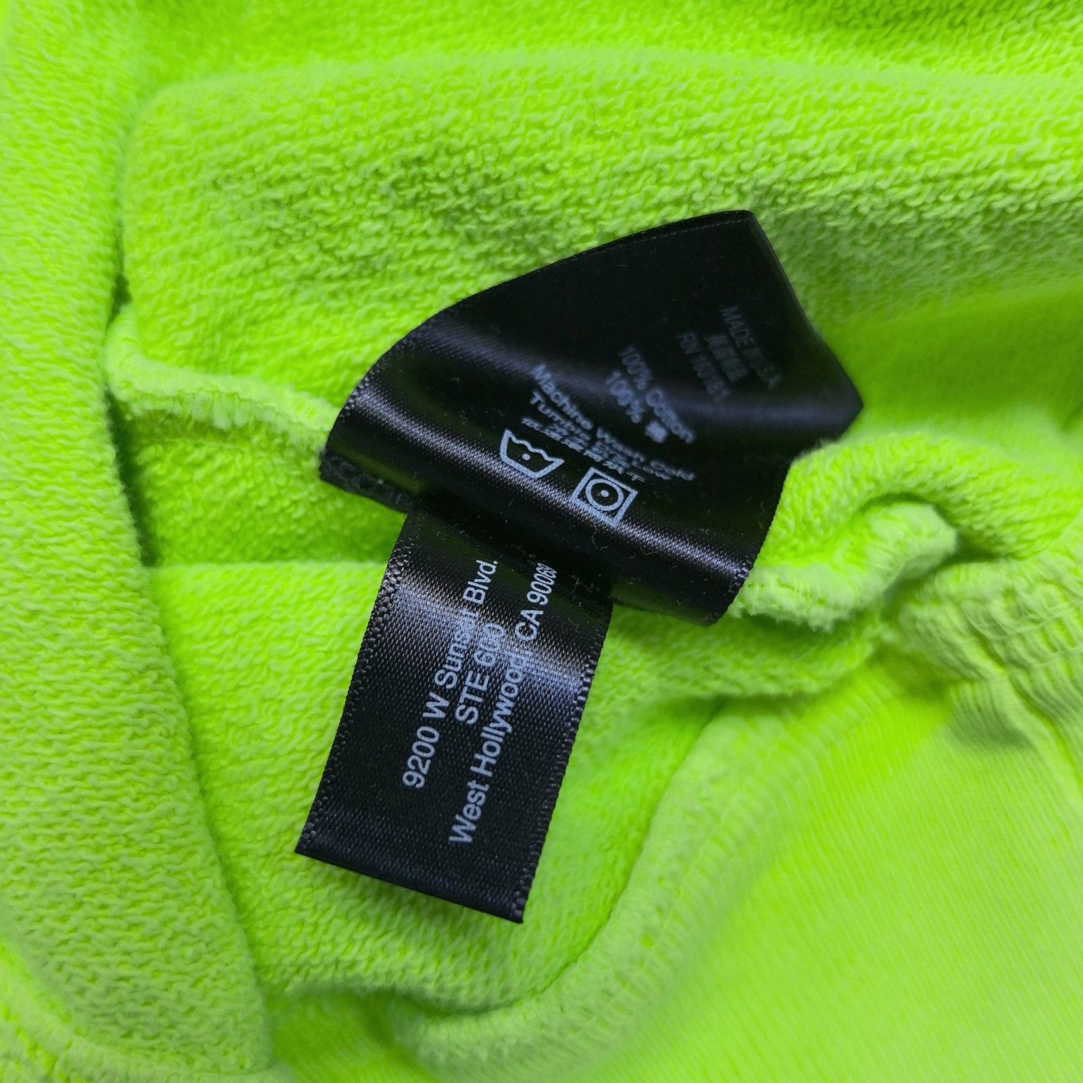 Rhude RHUDE Neon Logo Zip Sweatshirt Size L Size US L / EU 52-54 / 3 - 6 Thumbnail