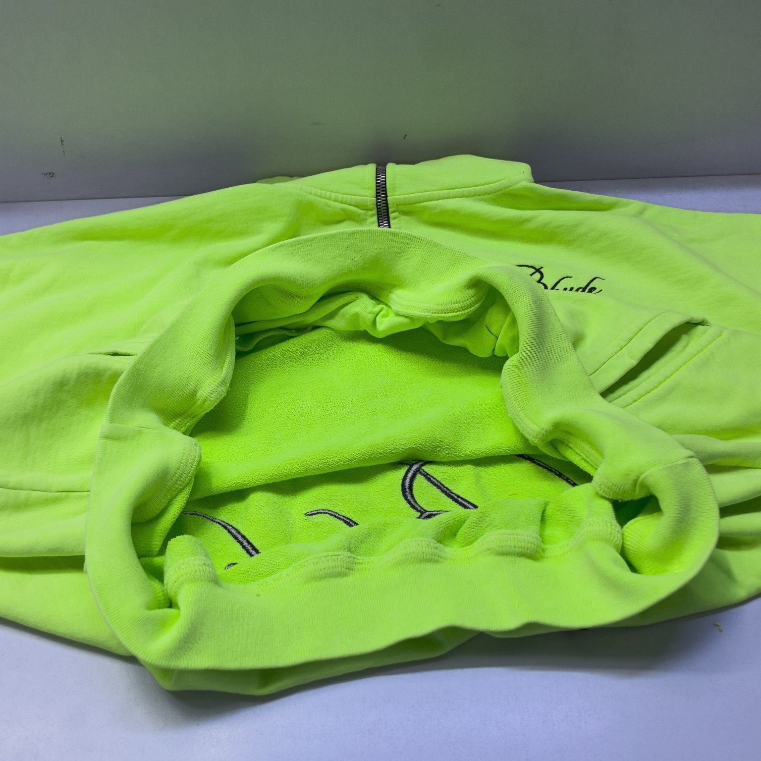 Rhude RHUDE Neon Logo Zip Sweatshirt Size L Size US L / EU 52-54 / 3 - 10 Thumbnail