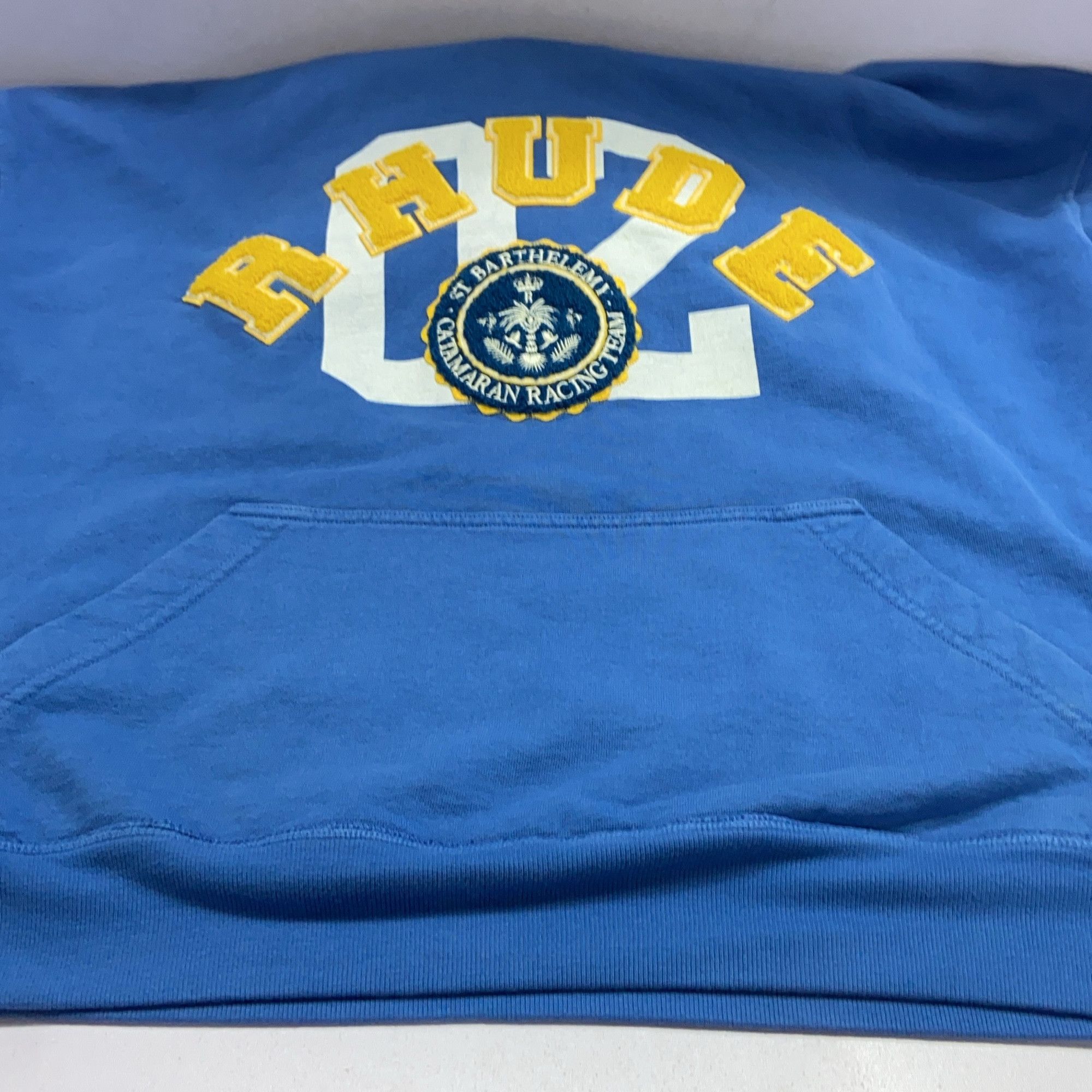 Rhude RHUDE Logo Hooded Sweatshirt Size L Size US L / EU 52-54 / 3 - 13 Thumbnail