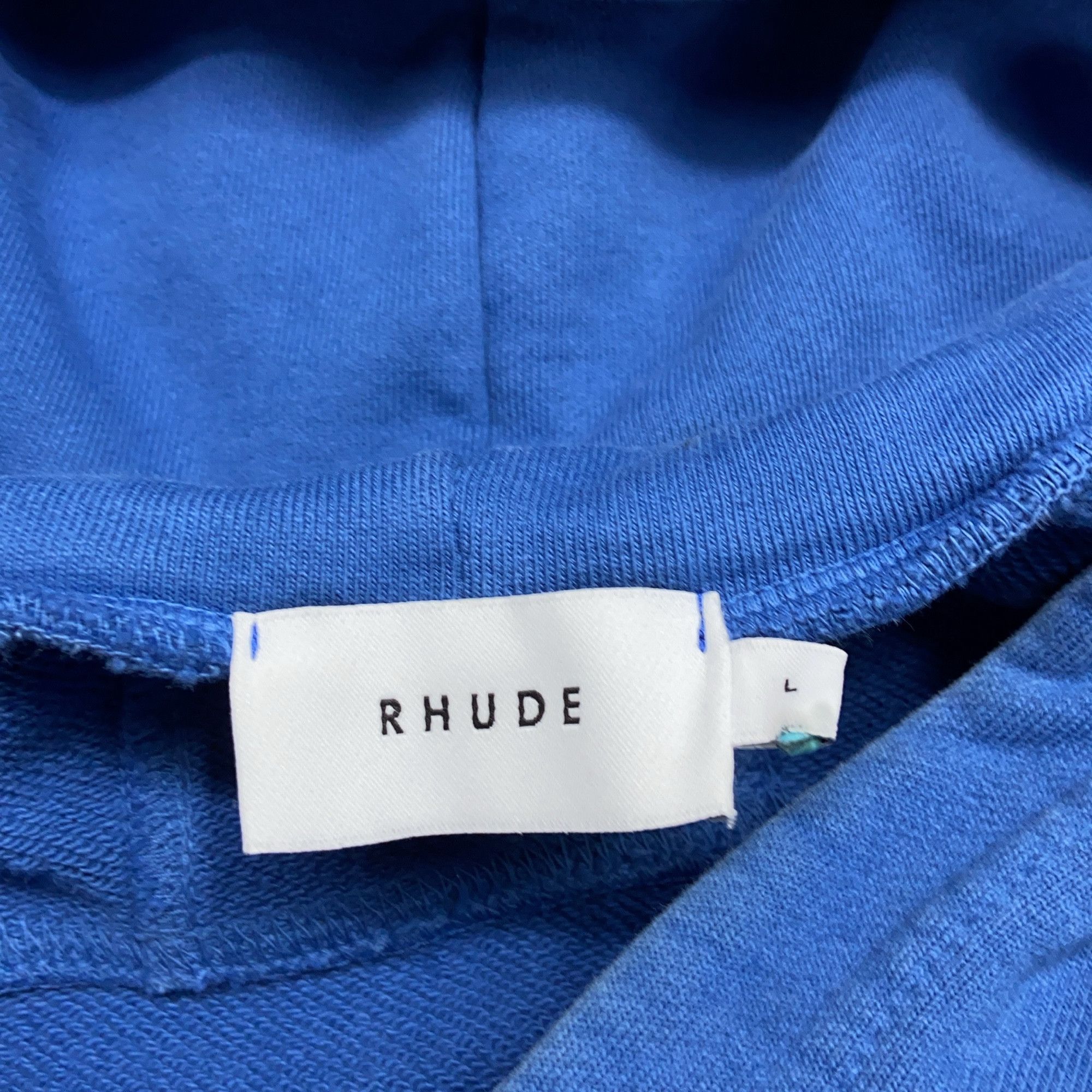 Rhude RHUDE Logo Hooded Sweatshirt Size L Size US L / EU 52-54 / 3 - 3 Thumbnail