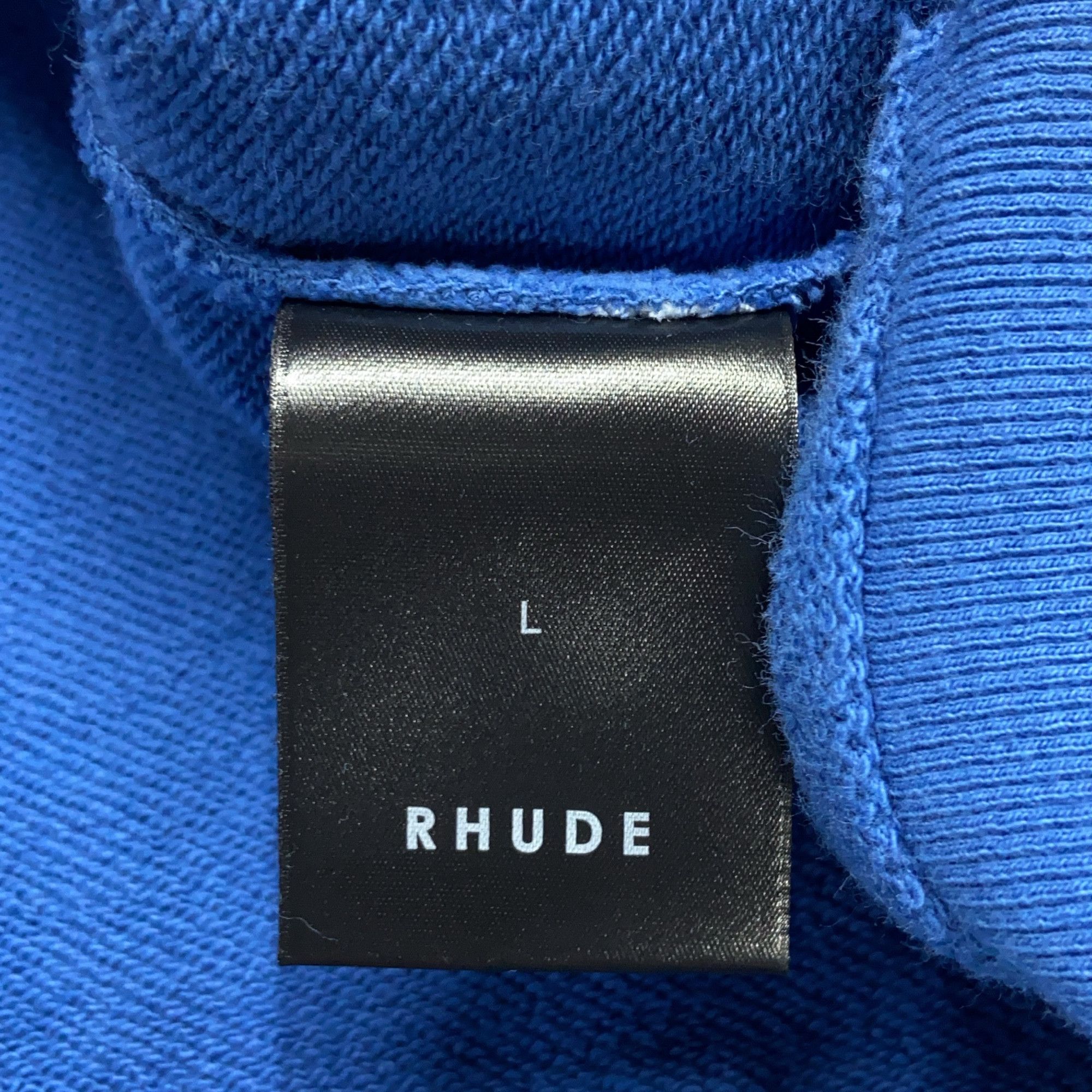 Rhude RHUDE Logo Hooded Sweatshirt Size L Size US L / EU 52-54 / 3 - 5 Thumbnail