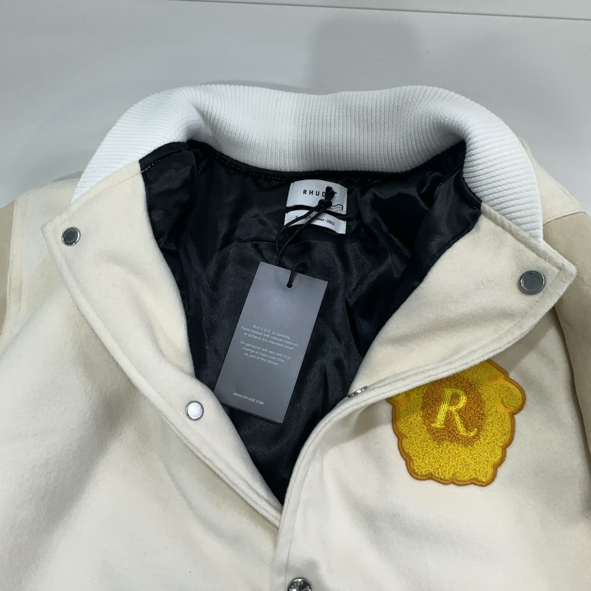 Rhude Rhude Contra Mundum Varsity Jacket Size M Size US M / EU 48-50 / 2 - 10 Thumbnail