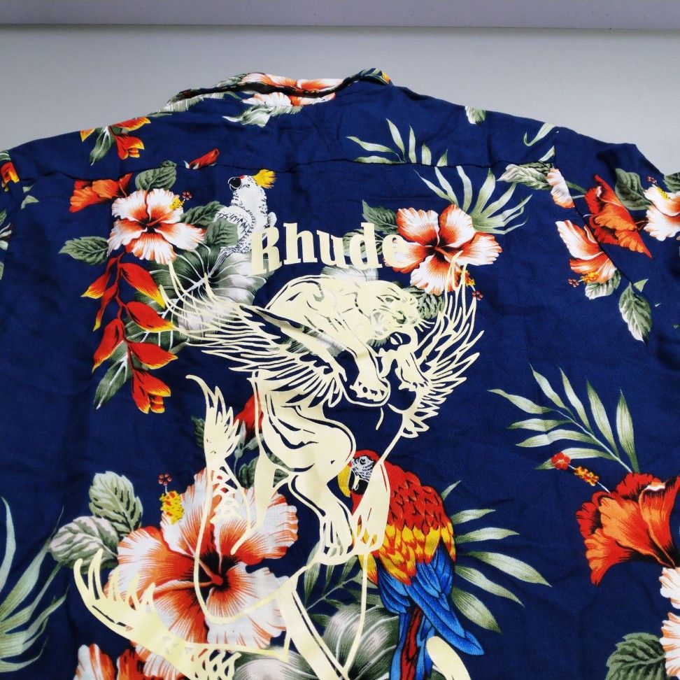 Rhude Rhude Floral Parrot Print Shirt Size S Size US S / EU 44-46 / 1 - 6 Thumbnail