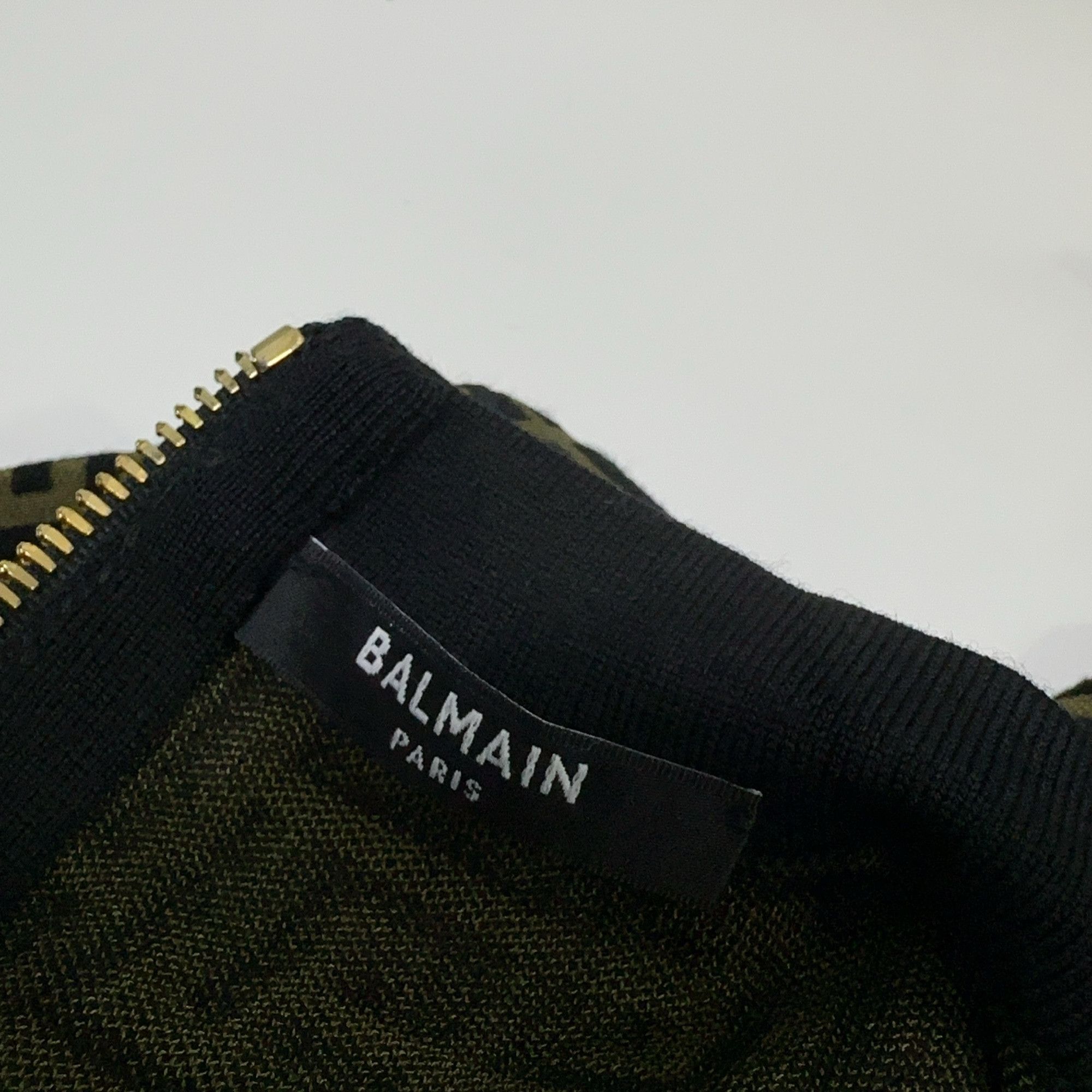 Balmain Balmain Monogram Long Sleeve Mini Dress Size 34 Size XS / US 0-2 / IT 36-38 - 3 Thumbnail