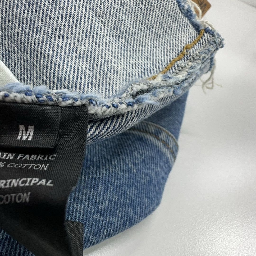 Vetements Vetements Logo Embroidered Denim Shorts Size M Size 28" / US 6 / IT 42 - 4 Thumbnail
