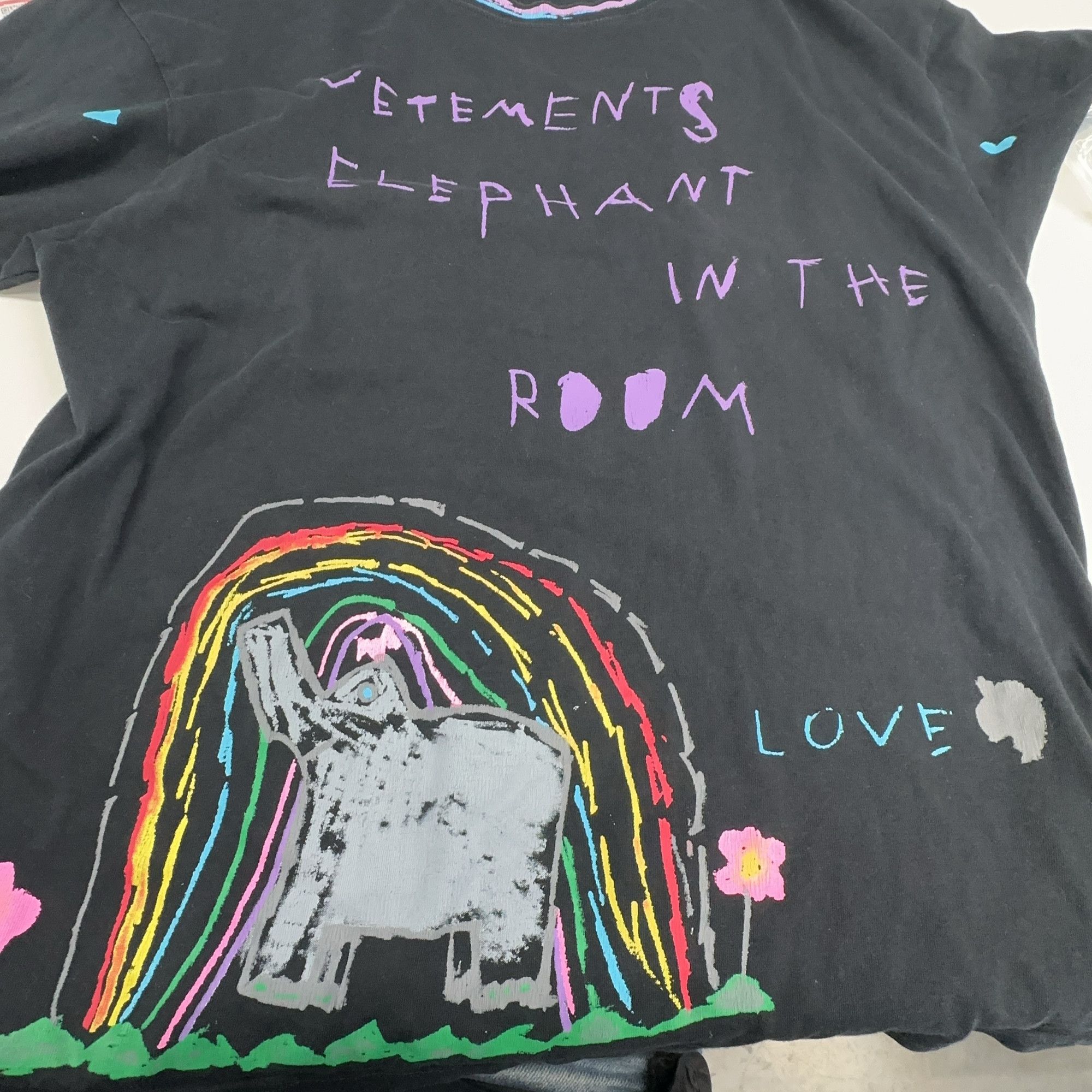 Vetements Vetements Elephant Graphic T-Shirt Size S Size US S / EU 44-46 / 1 - 7 Thumbnail