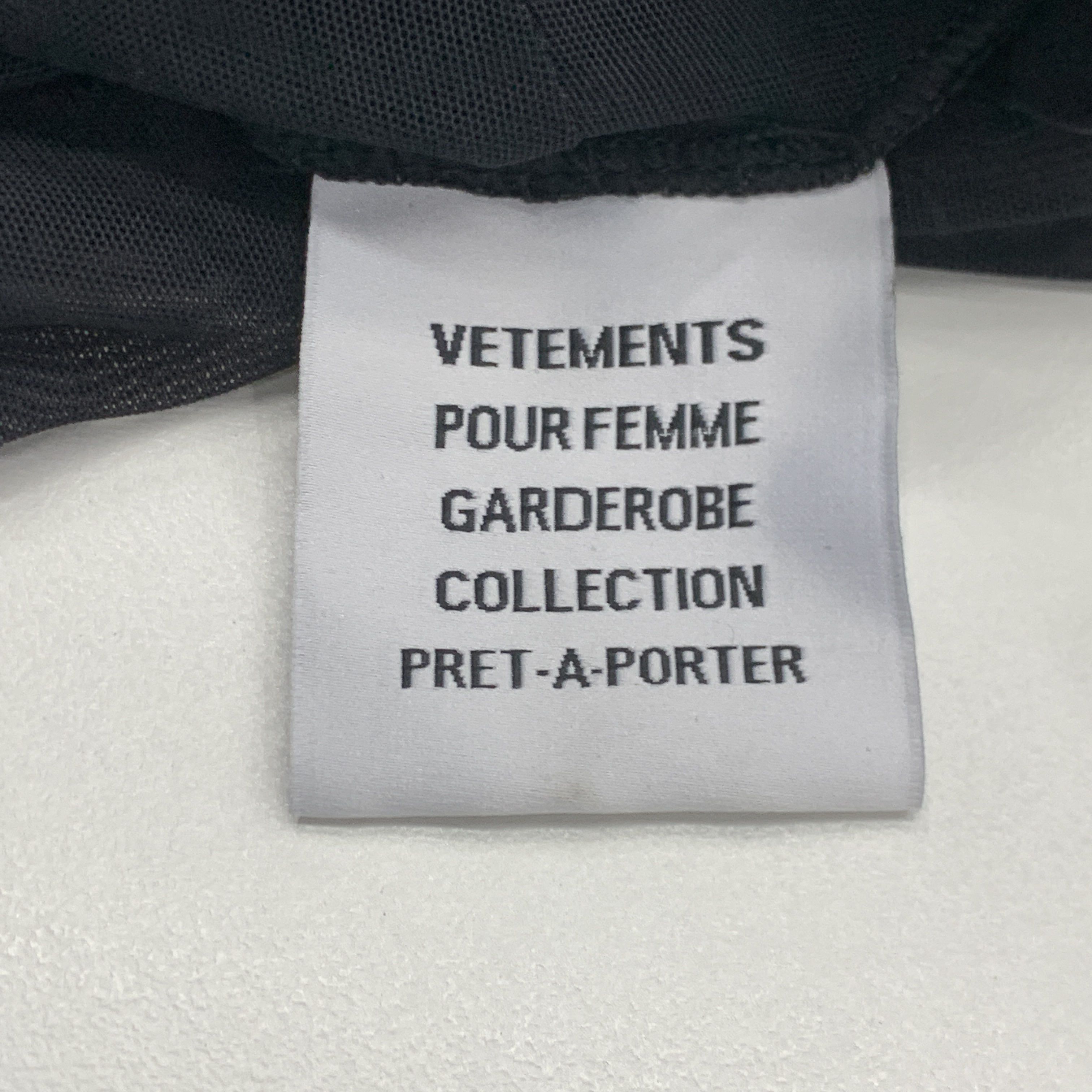 Vetements Vetements Sheer Mesh Turtleneck Top Size S Size S / US 4 / IT 40 - 3 Thumbnail
