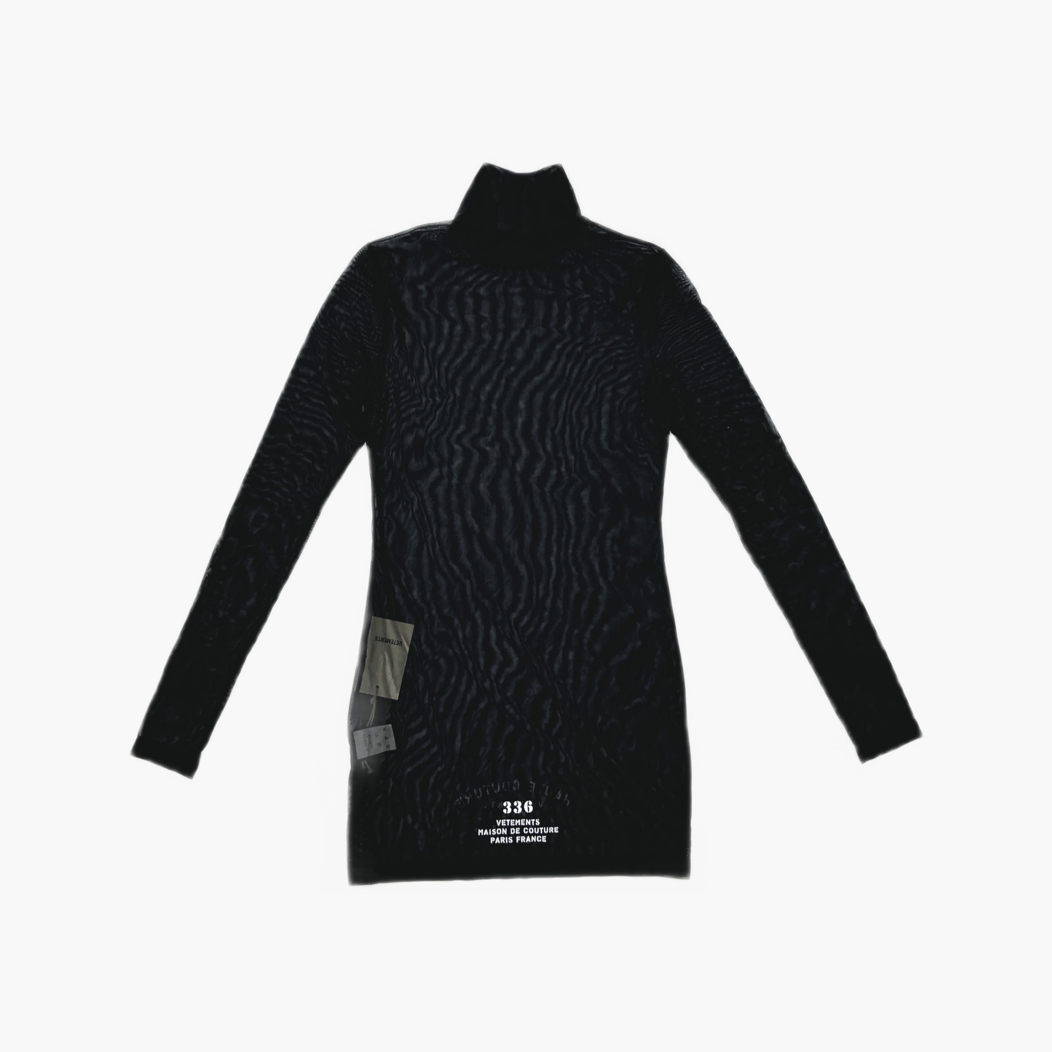 Vetements Vetements Sheer Mesh Turtleneck Top Size S Size S / US 4 / IT 40 - 2 Thumbnail
