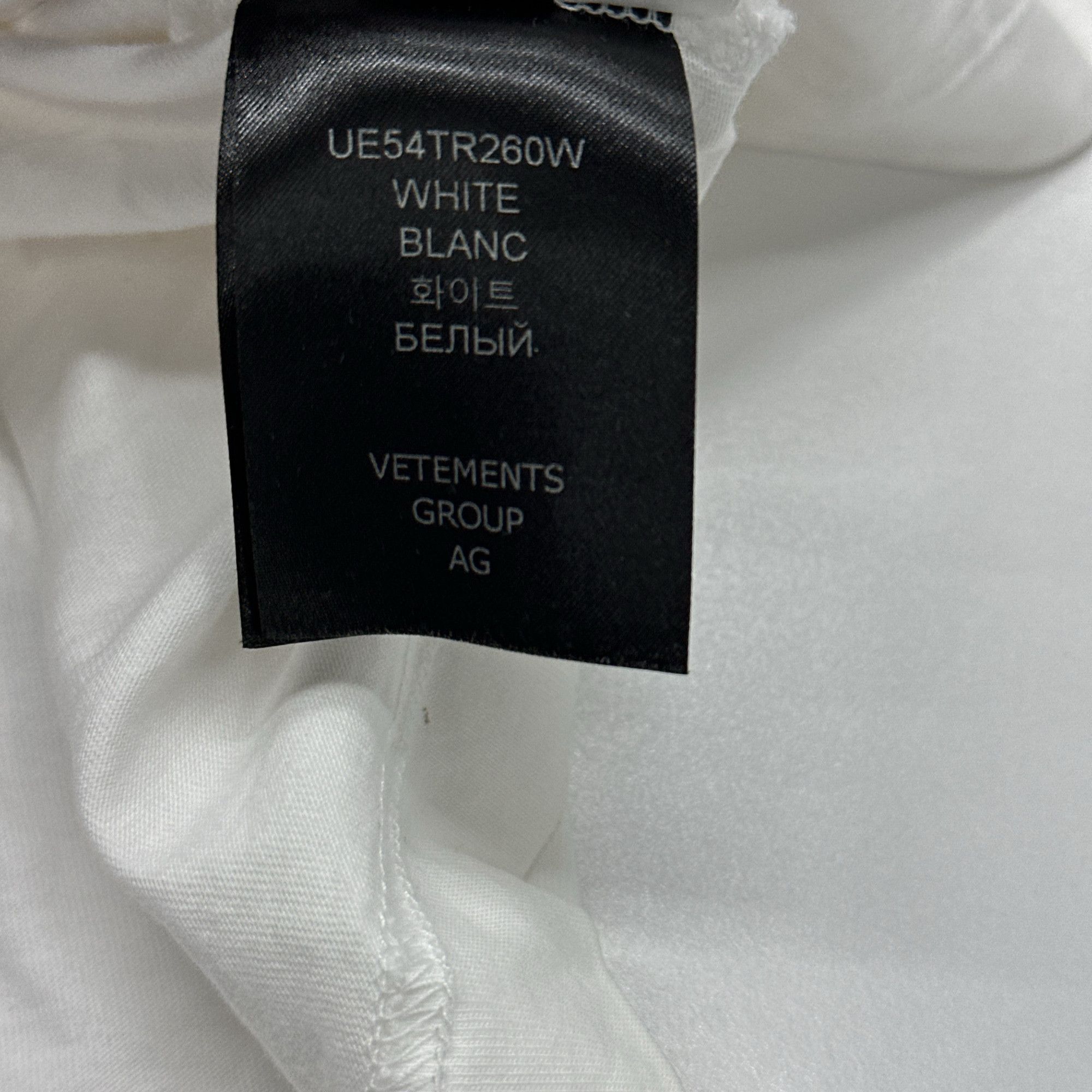 Vetements Vetements No Social Media T-Shirt Size S Size US S / EU 44-46 / 1 - 6 Thumbnail