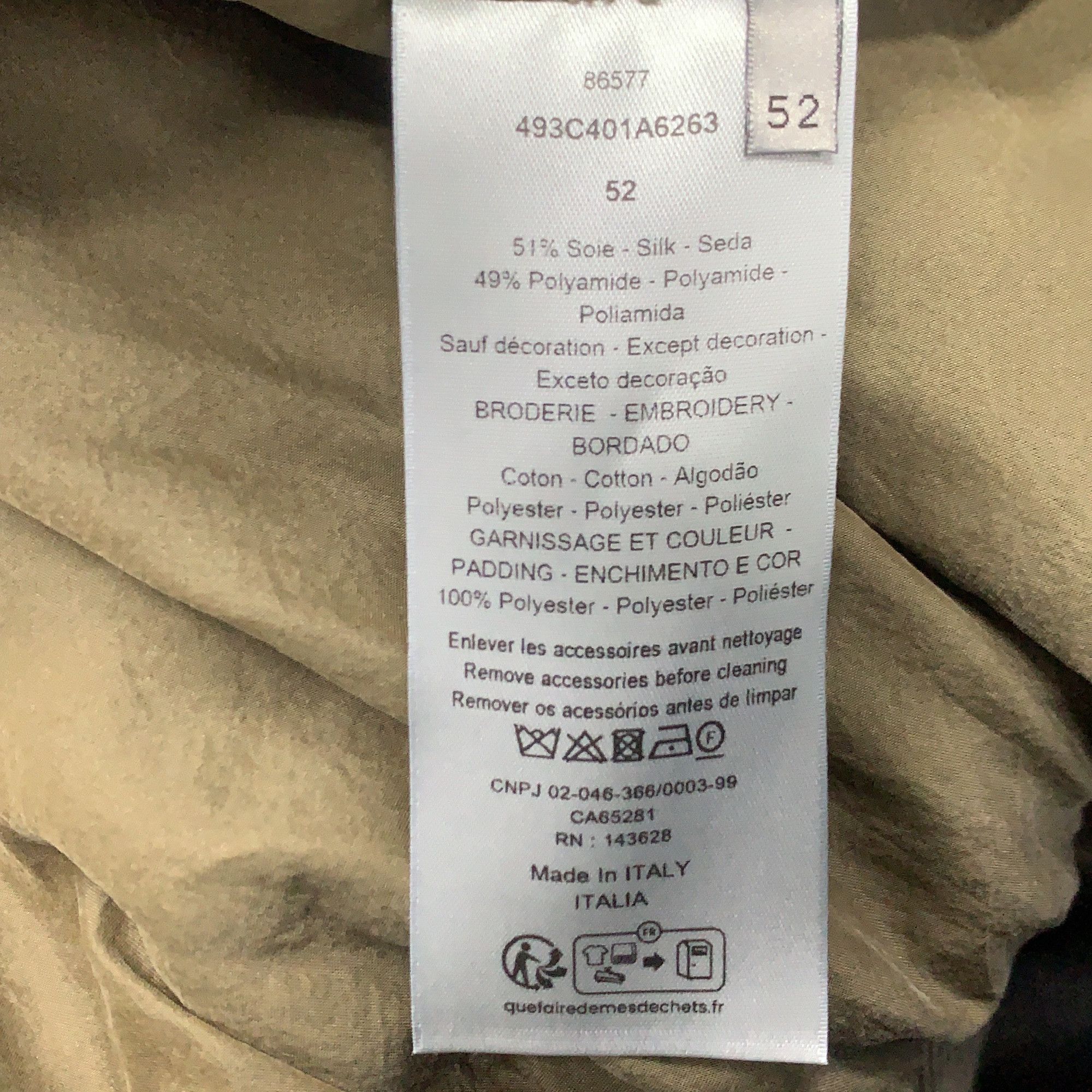 Dior Dior x Stone Island Logo Patch Bomber Jacket Size 52 Size US L / EU 52-54 / 3 - 3 Thumbnail