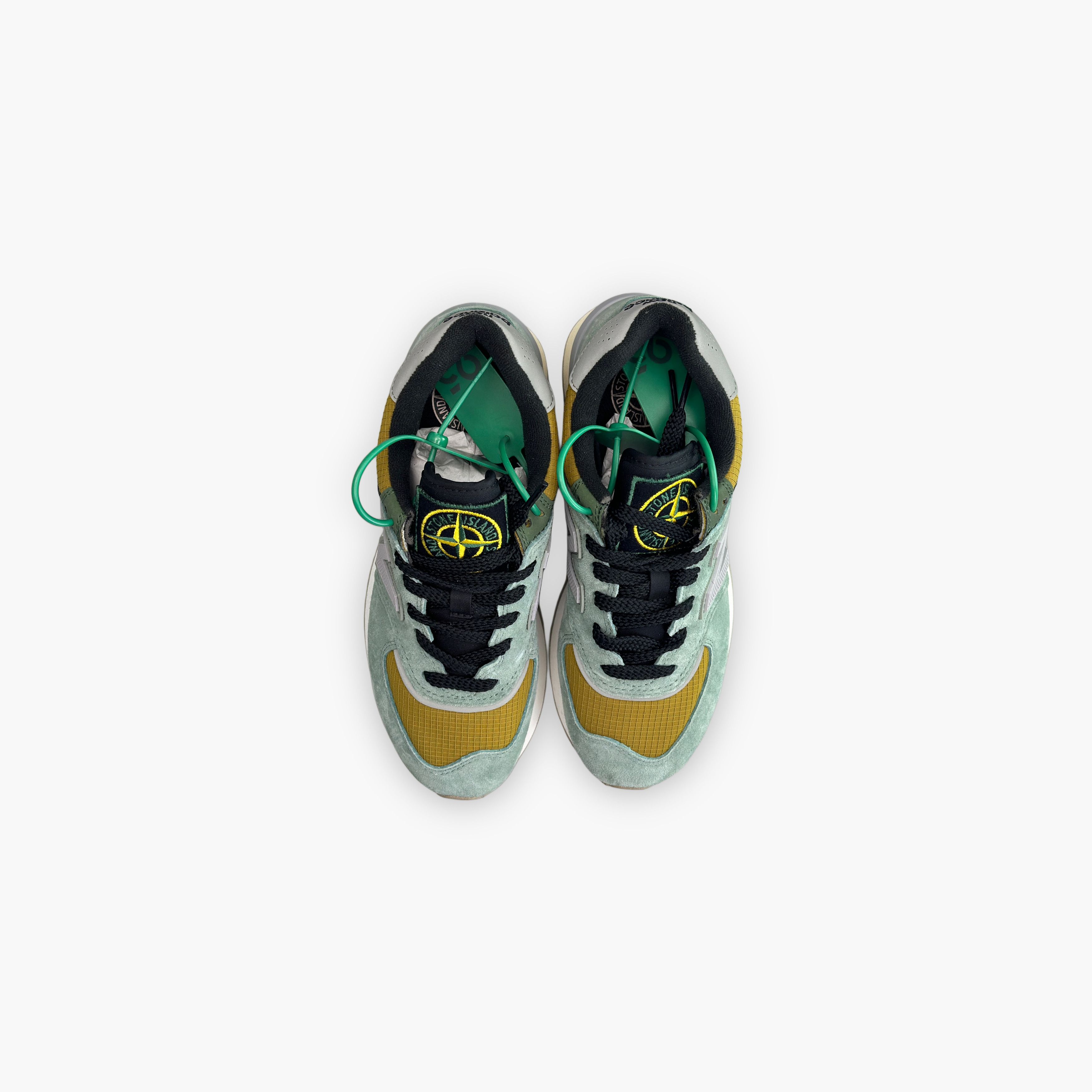 New Balance Stone Island x New Balance 574 Green Sneakers US 5 Size US 5 / EU 37 - 9 Thumbnail