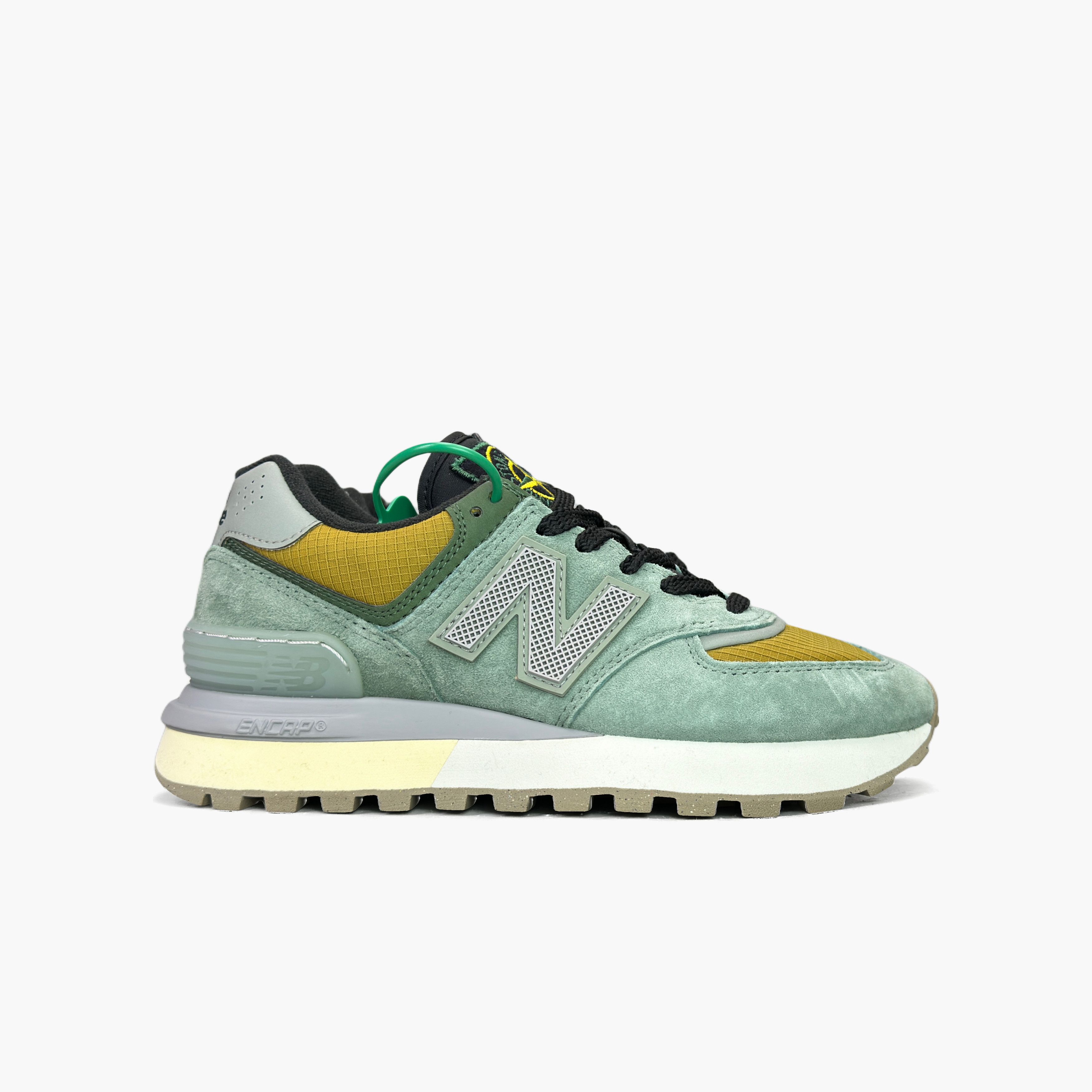 New Balance Stone Island x New Balance 574 Green Sneakers US 5 Size US 5 / EU 37 - 4 Thumbnail