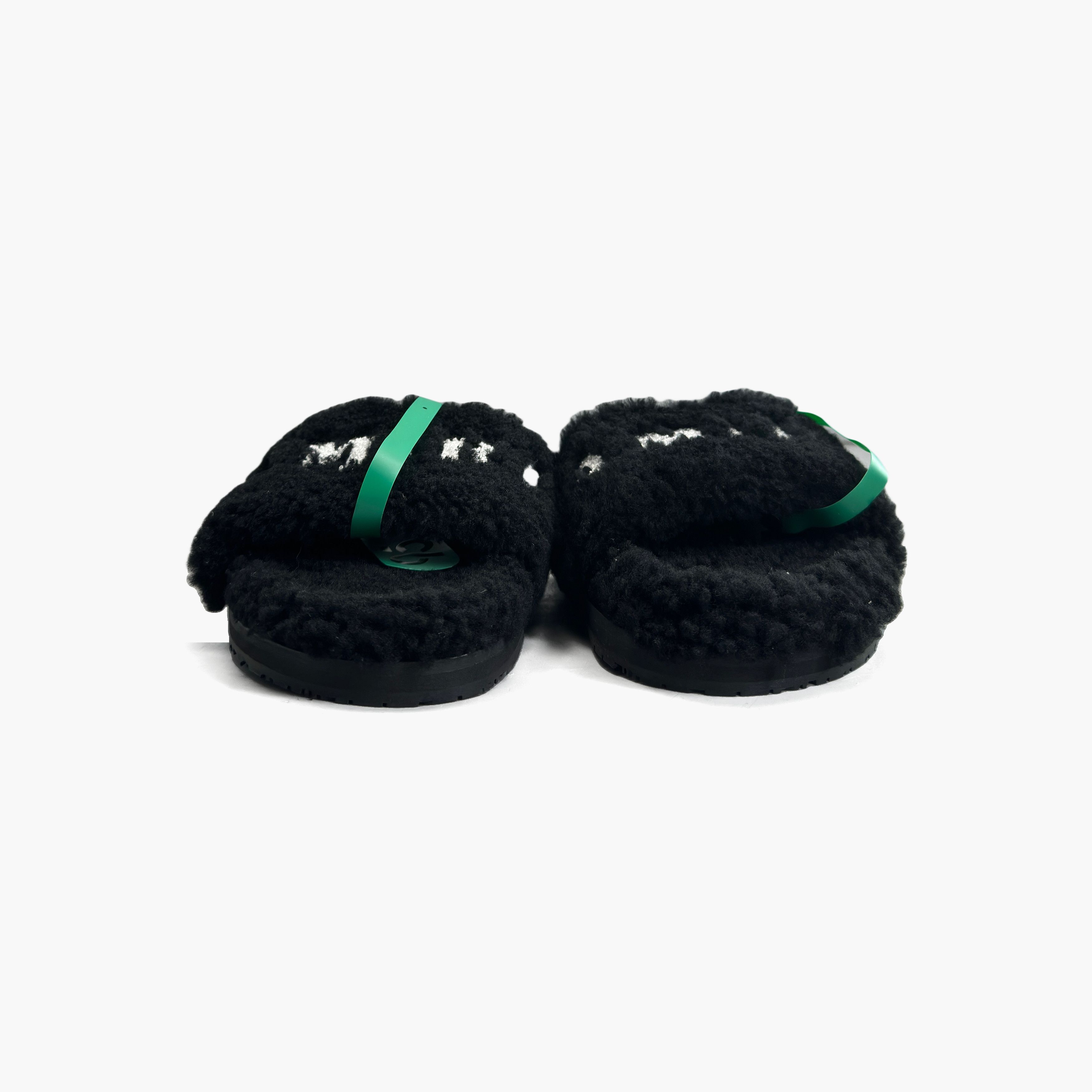 Amiri AMIRI Shearling Logo Slides Size 37 Size US 7 / IT 37 - 5 Thumbnail