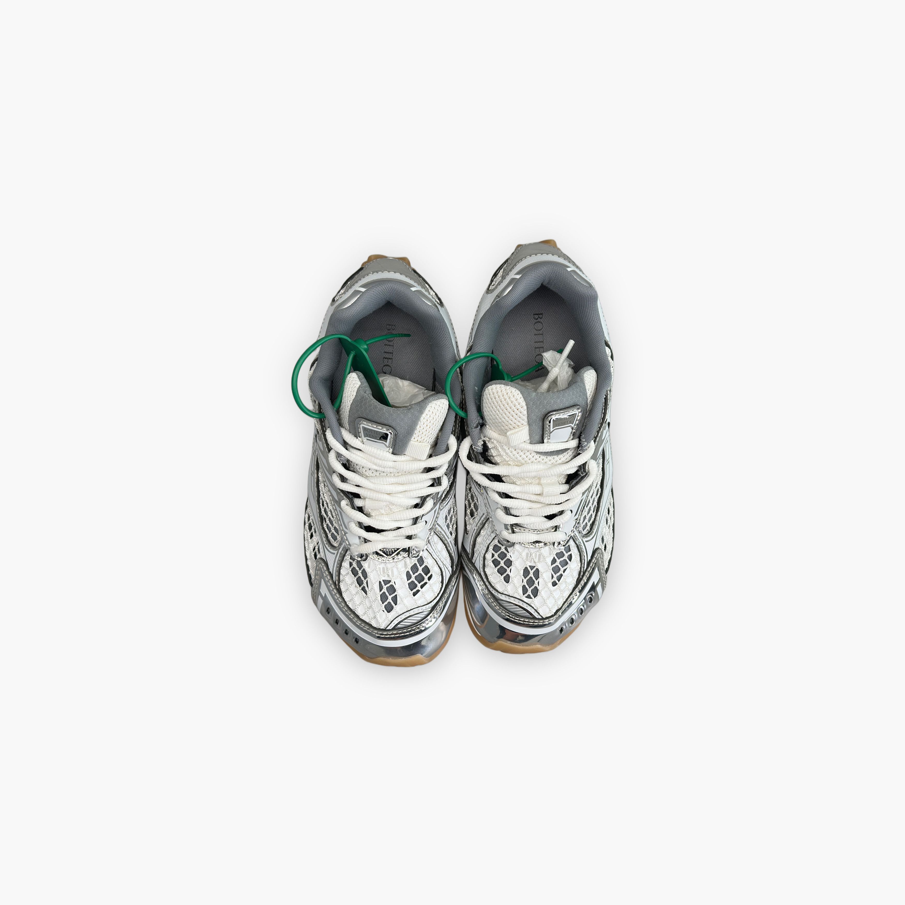 Bottega Veneta Bottega Veneta Orbit Sneakers Silver Size 37 Size US 7 / IT 37 - 9 Thumbnail