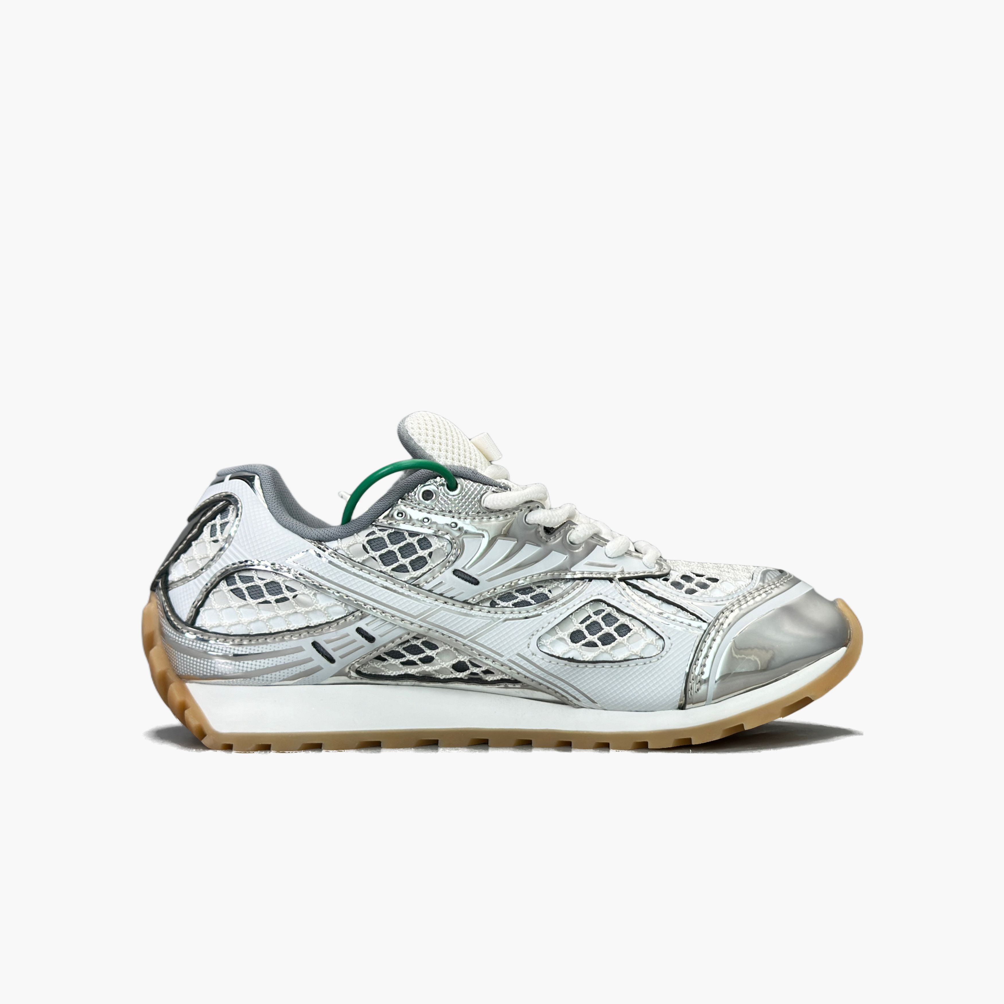 Bottega Veneta Bottega Veneta Orbit Sneakers Silver Size 37 Size US 7 / IT 37 - 2 Thumbnail