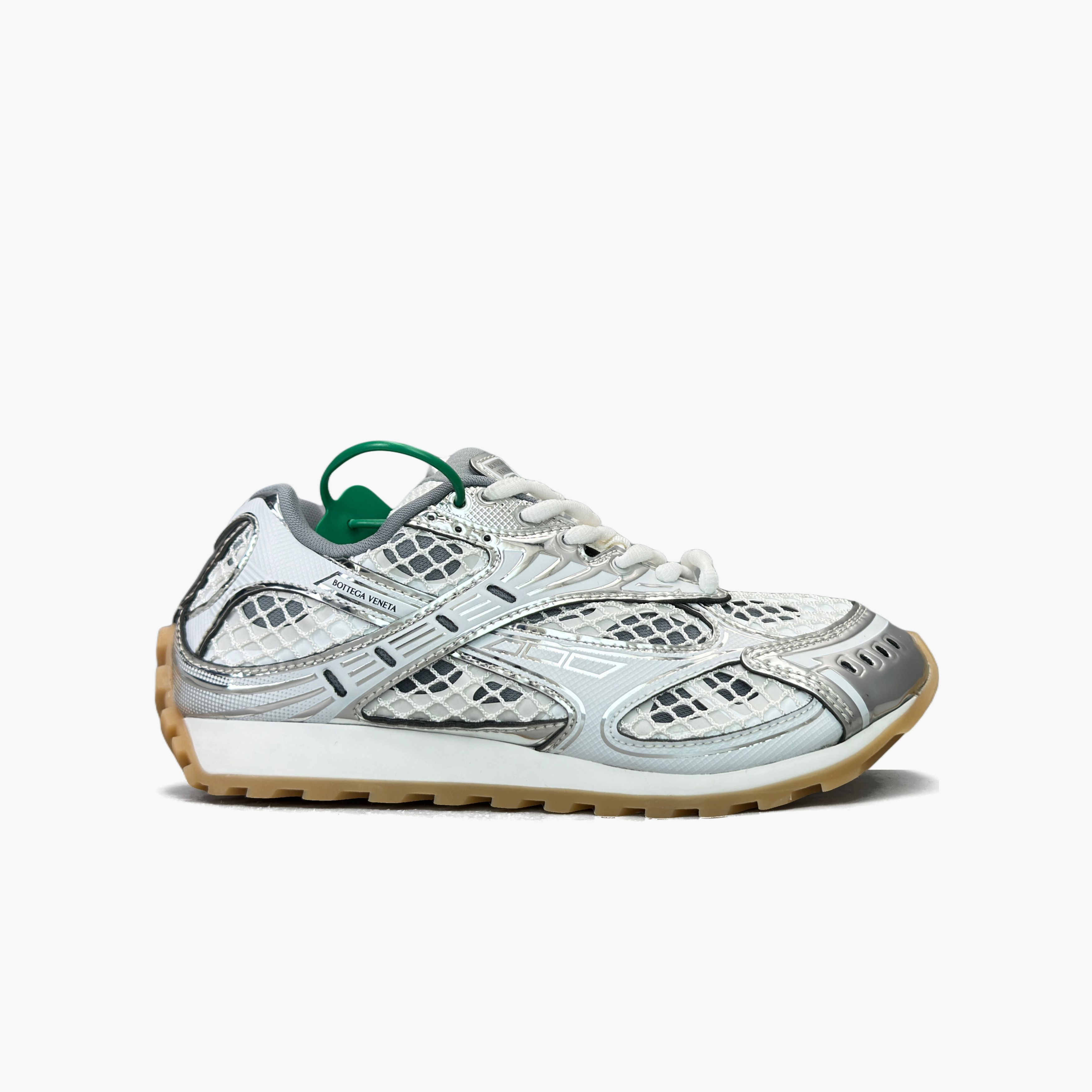 Bottega Veneta Bottega Veneta Orbit Sneakers Silver Size 37 Size US 7 / IT 37 - 4 Thumbnail