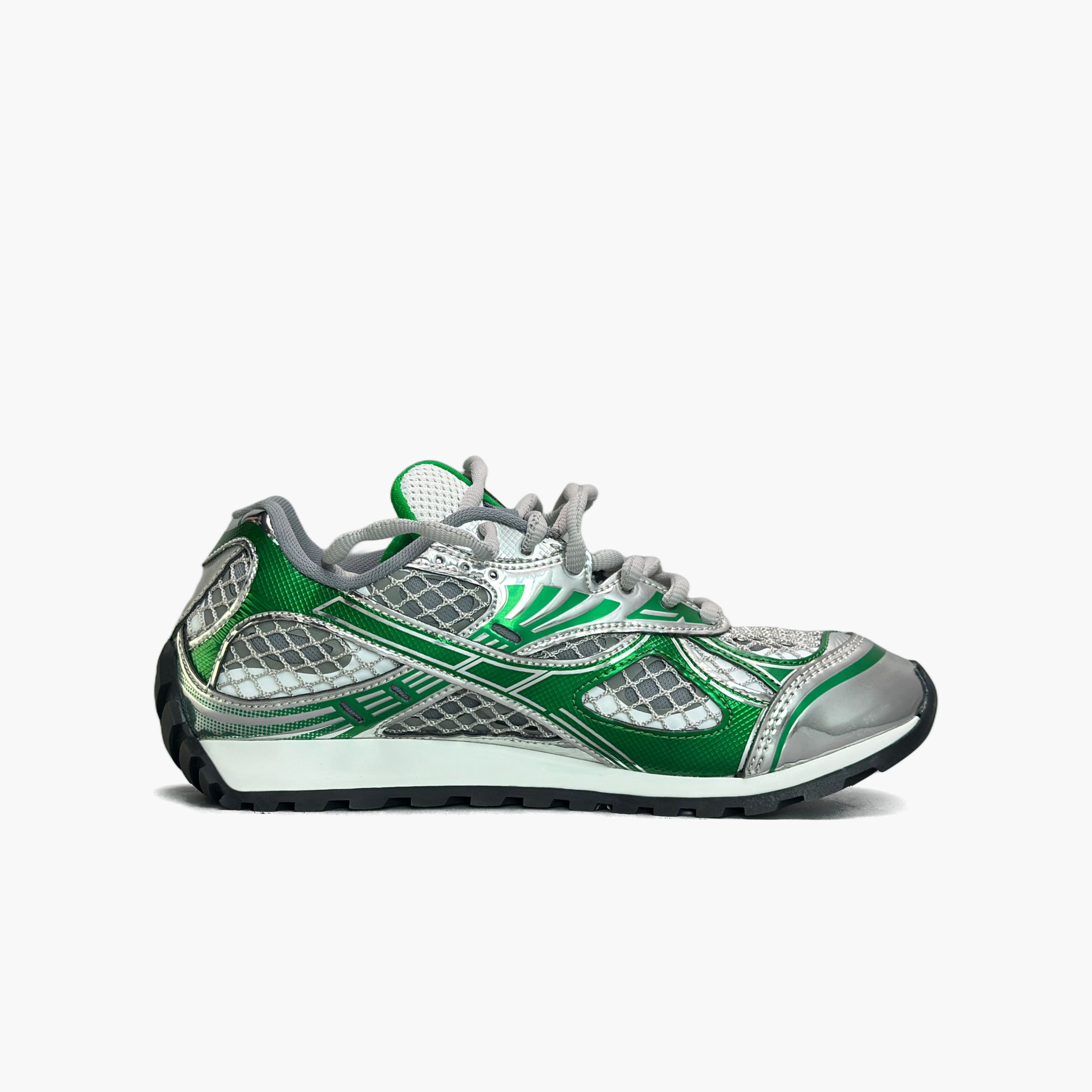 Bottega Veneta Bottega Veneta Orbit Low-Top Sneakers Green Size 36 Size US 6 / IT 36 - 2 Thumbnail