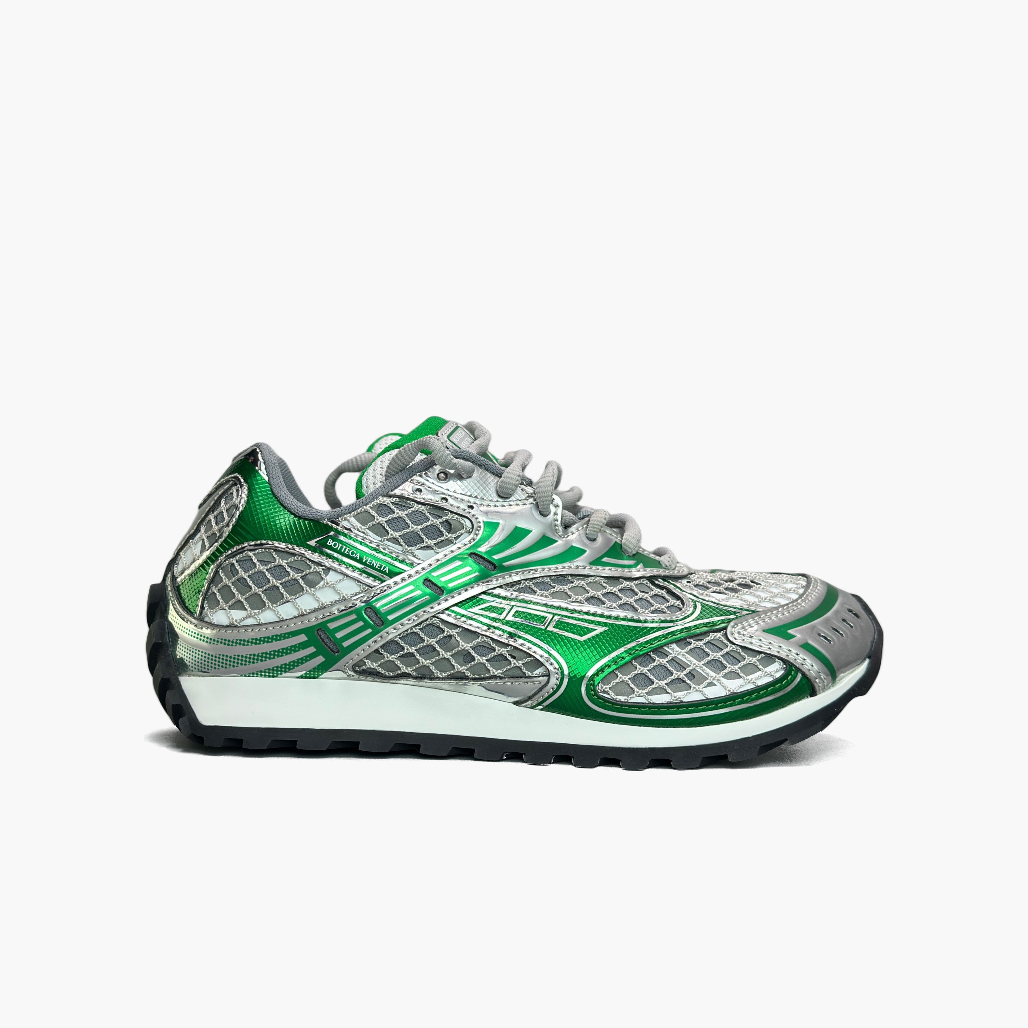 Bottega Veneta Bottega Veneta Orbit Low-Top Sneakers Green Size 36 Size US 6 / IT 36 - 4 Thumbnail