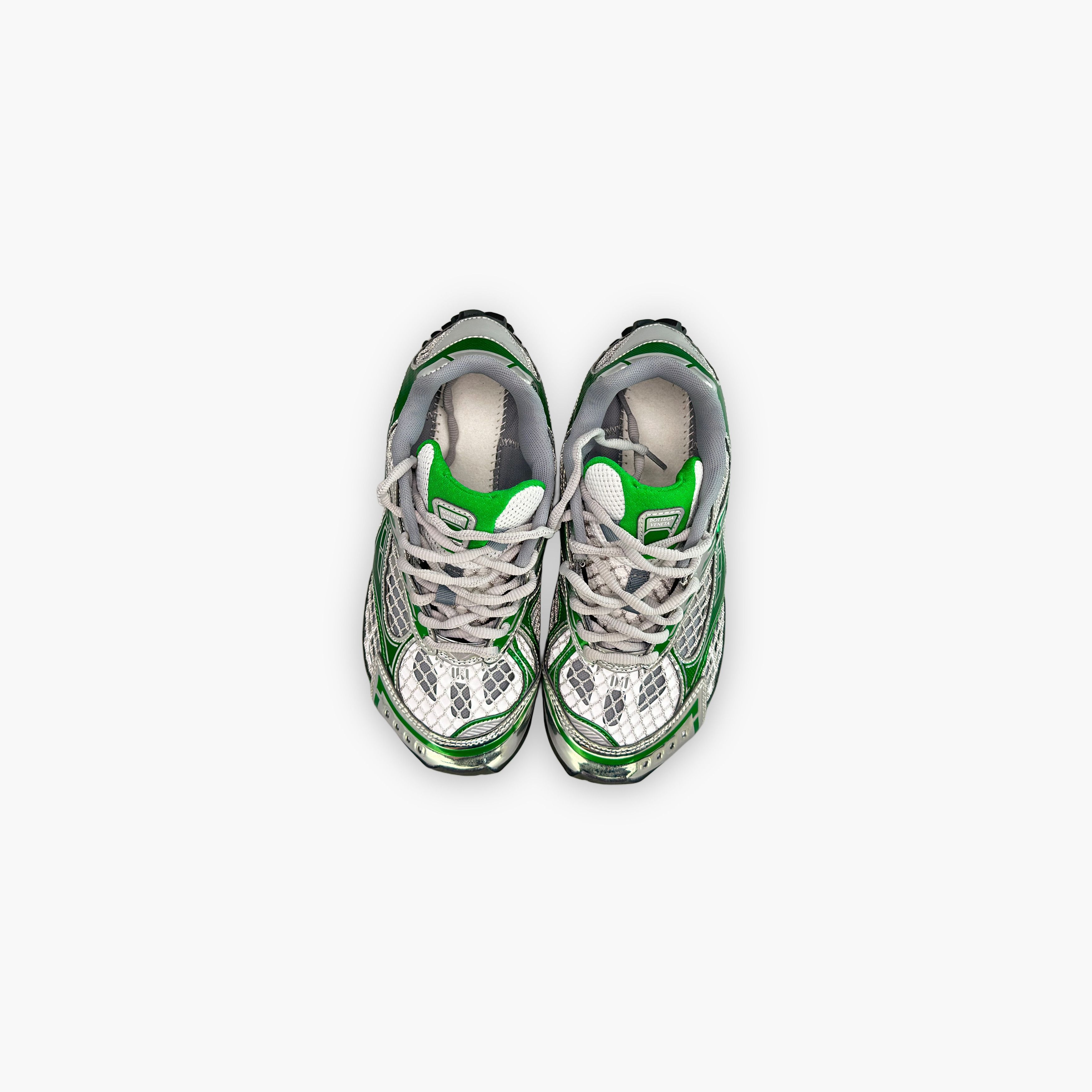 Bottega Veneta Bottega Veneta Orbit Low-Top Sneakers Green Size 36 Size US 6 / IT 36 - 9 Thumbnail