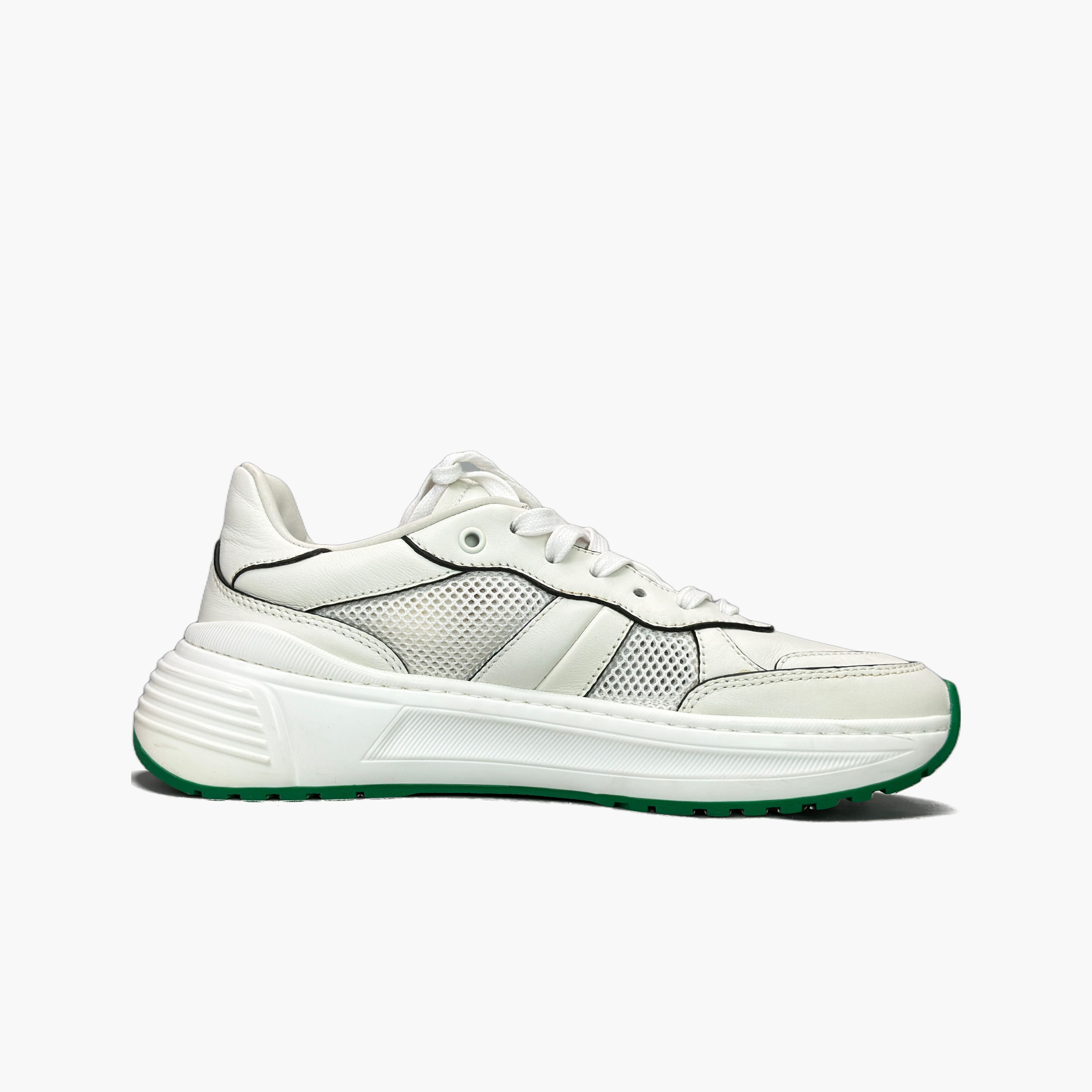 Bottega Veneta Bottega Veneta Leather Low-Top Sneakers Size 40.5 Size US 7.5 / EU 40-41 - 2 Thumbnail