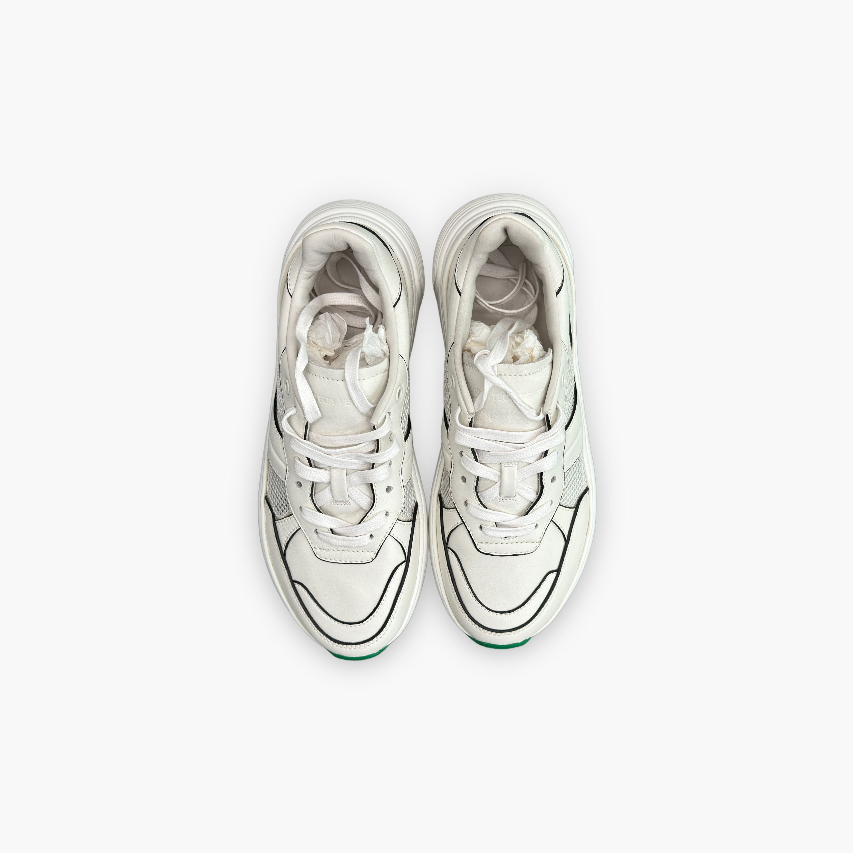 Bottega Veneta Bottega Veneta Leather Low-Top Sneakers Size 40.5 Size US 7.5 / EU 40-41 - 9 Thumbnail