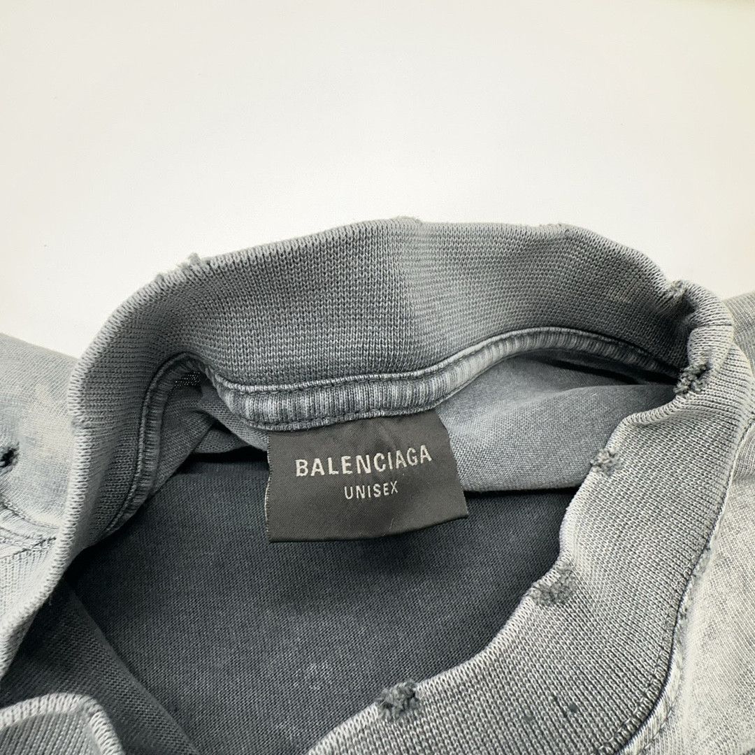 Balenciaga Balenciaga Embroidered Logo T-Shirt Size XS Size US XS / EU 42 / 0 - 3 Thumbnail
