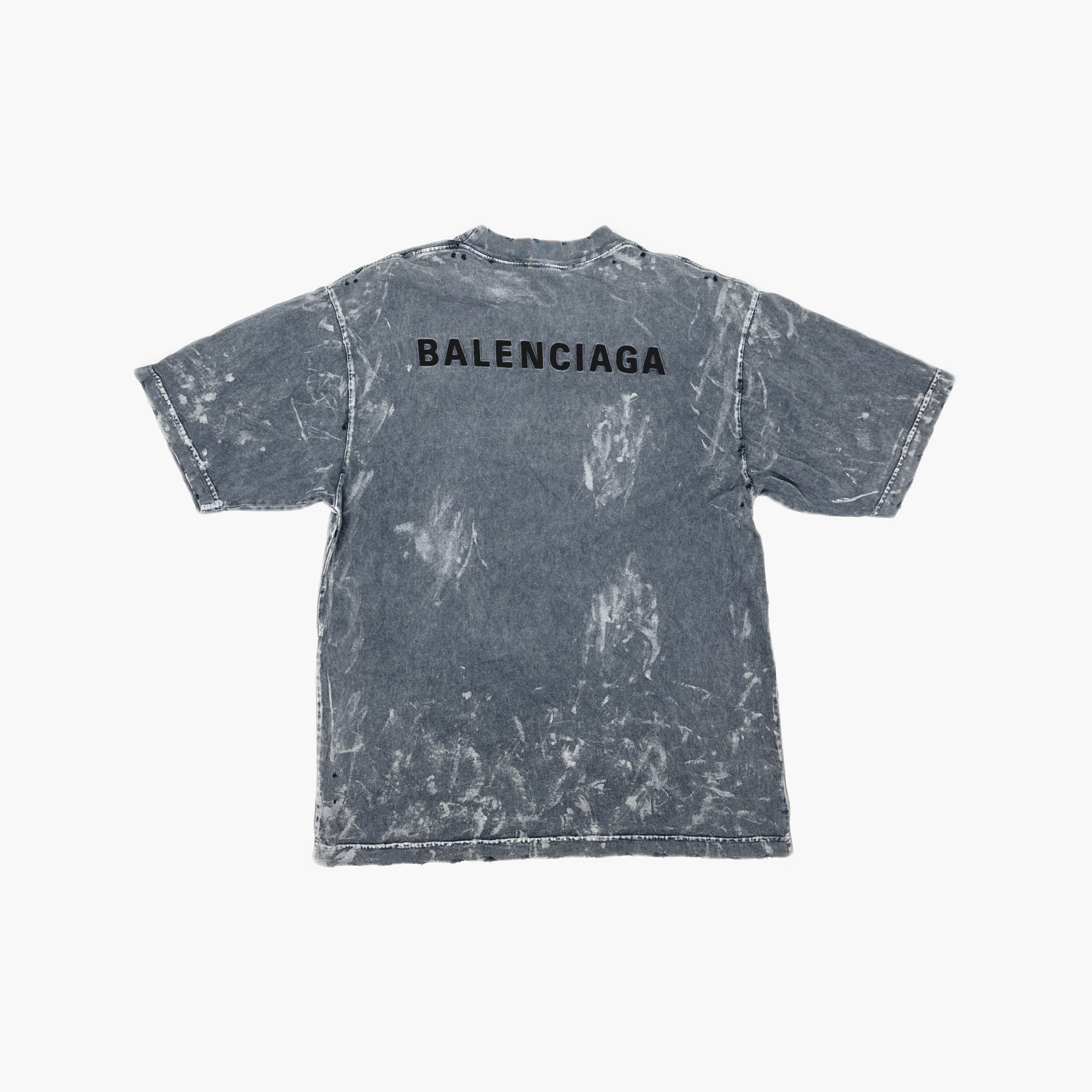 Balenciaga Balenciaga Embroidered Logo T-Shirt Size XS Size US XS / EU 42 / 0 - 2 Thumbnail
