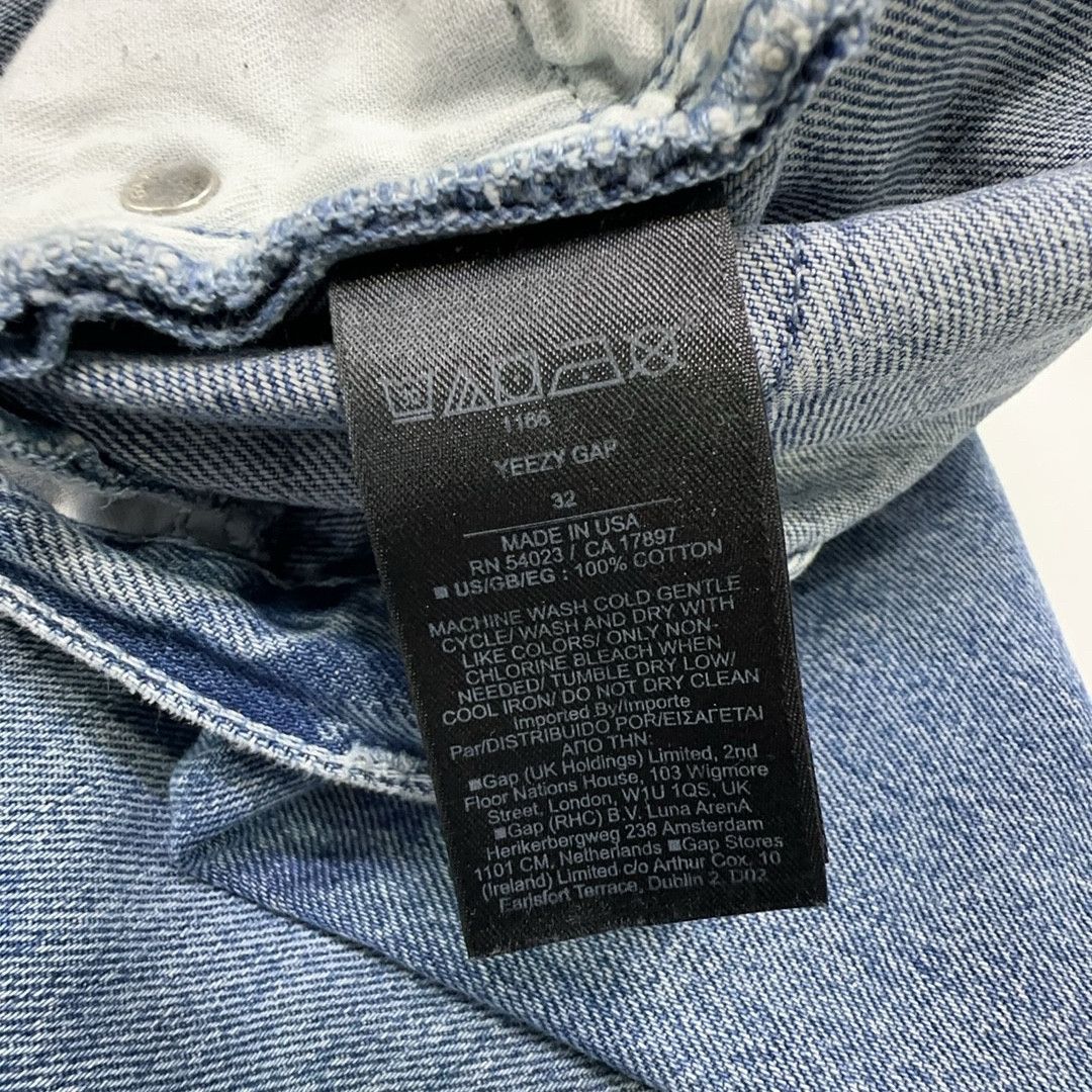 Yeezy YEEZY GAP Distressed Denim Jeans Size 32 Size US 32 / EU 48 - 3 Thumbnail